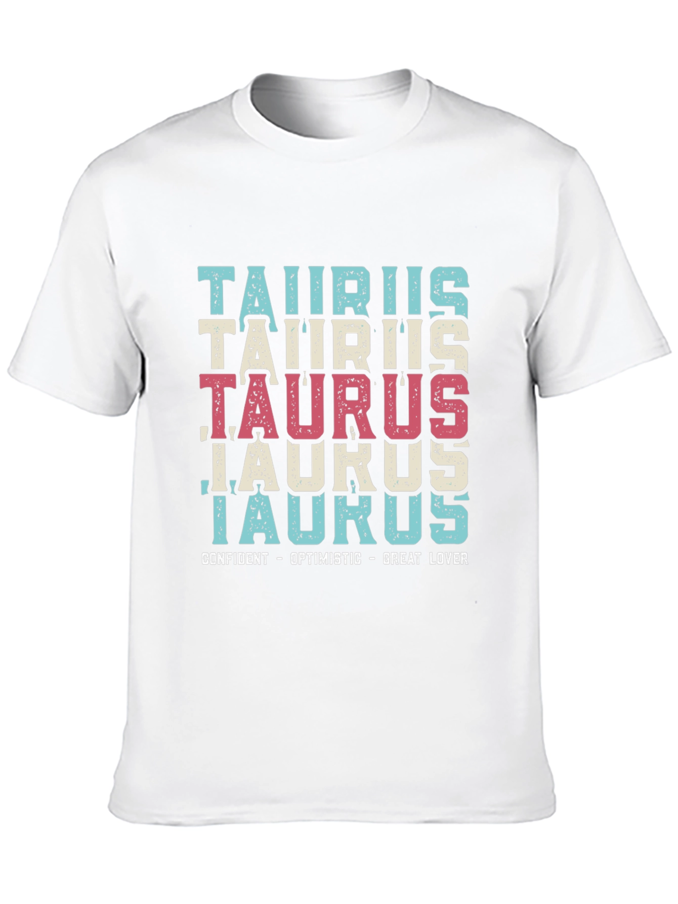 Taurus Zodiac Sign T-Shirt - Confident Optimistic Lover Tee