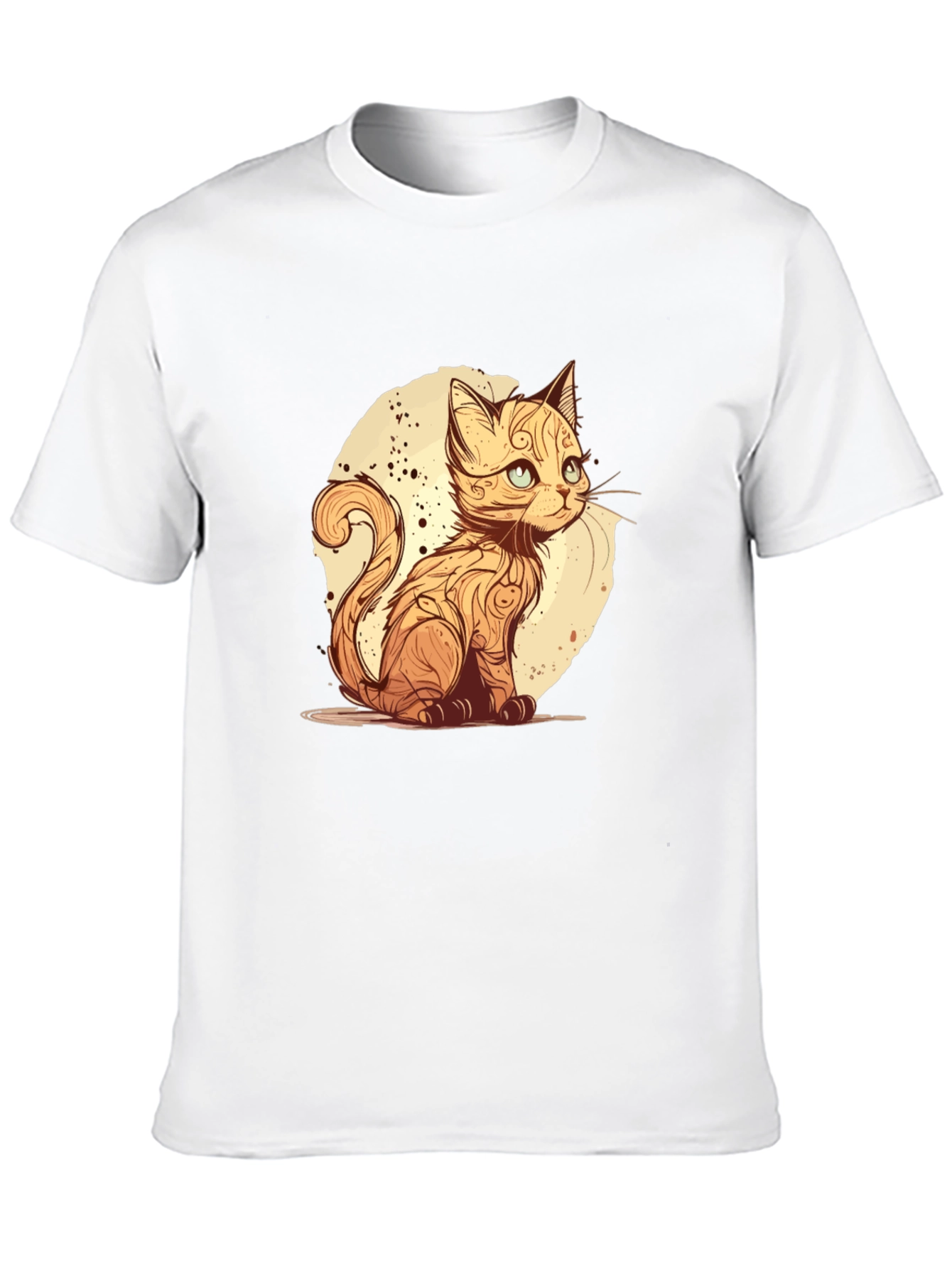 Cat Art T-Shirt - Stylish Graphic Tee
