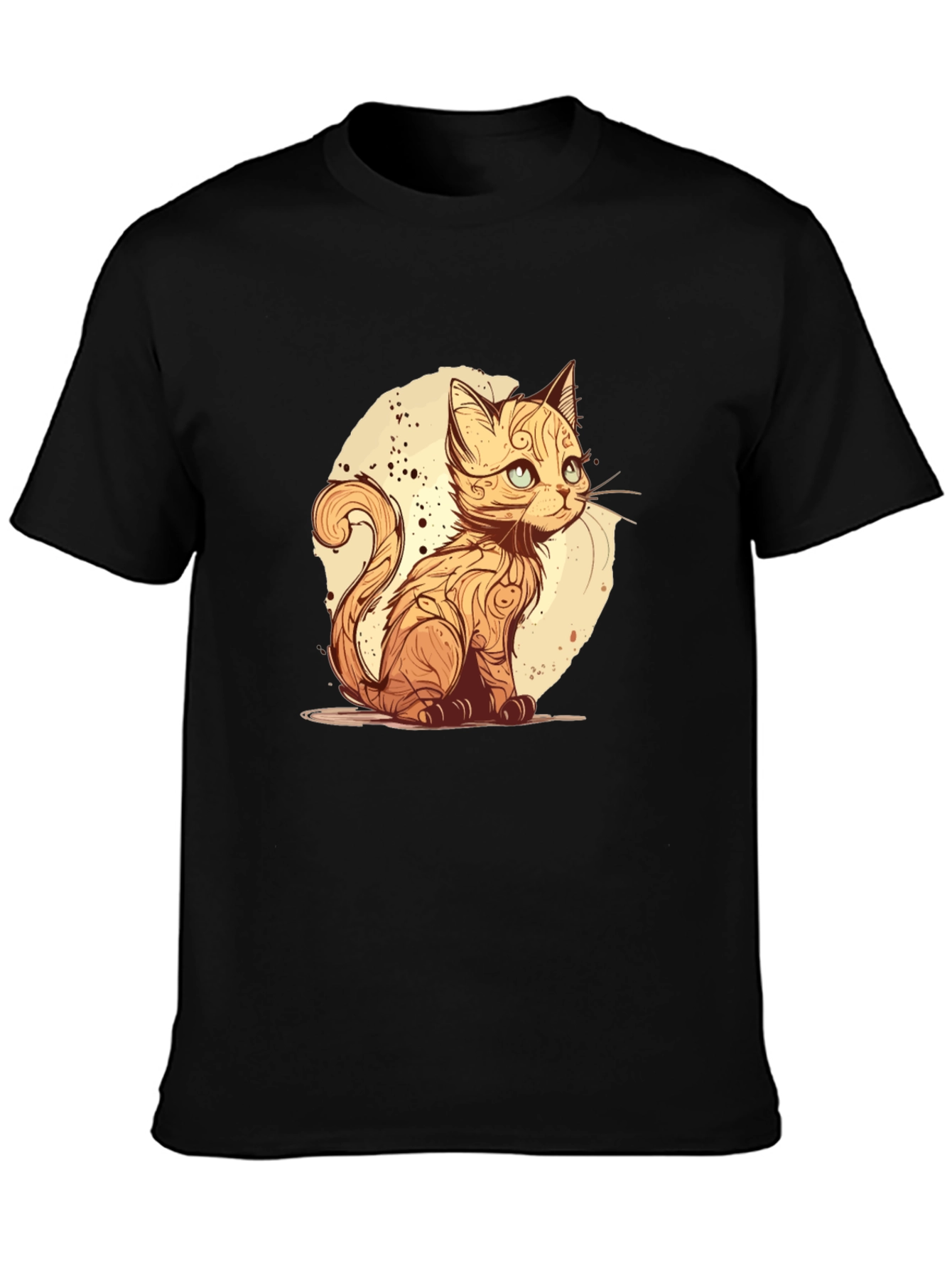 Cat Art T-Shirt - Stylish Graphic Tee