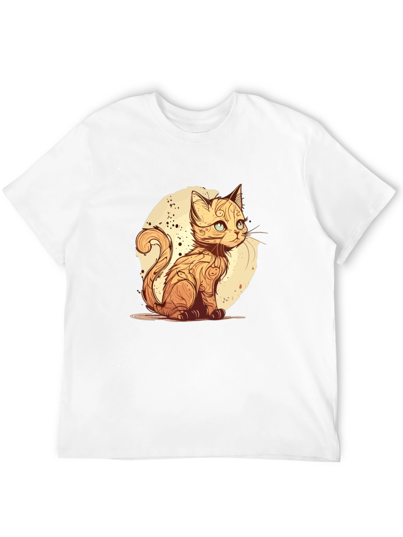 Cat Art T-Shirt - Stylish Graphic Tee