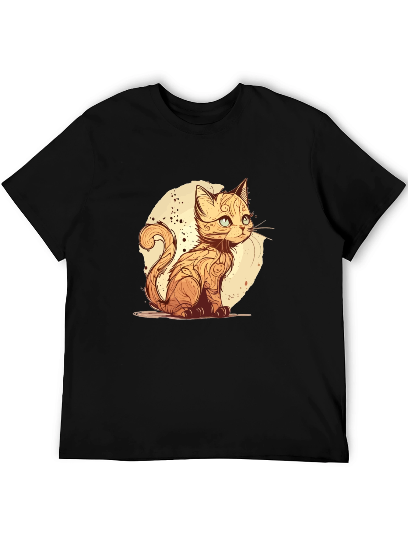 Cat Art T-Shirt - Stylish Graphic Tee
