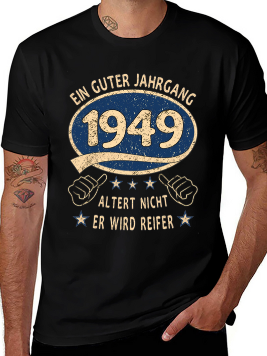 Vintage 1949 Birthday T-Shirt - Aged to Perfection!