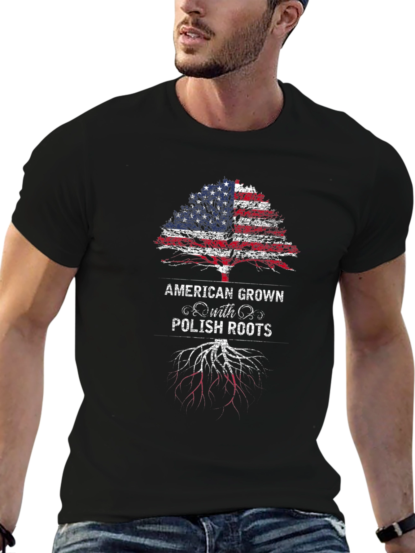 American Grown with Polish Roots T-Shirt