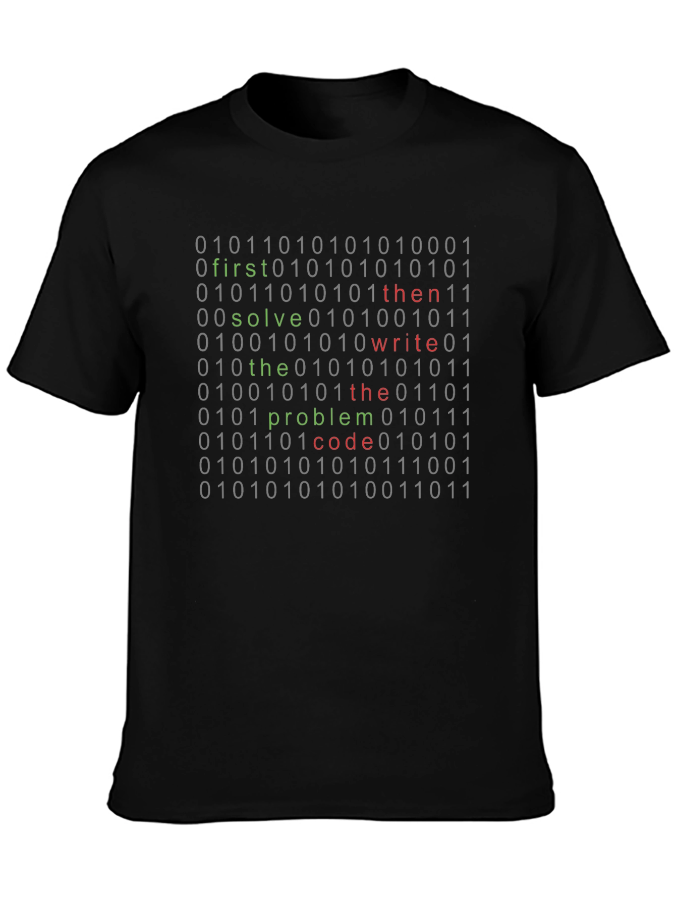 Coder Binary Code T-Shirt