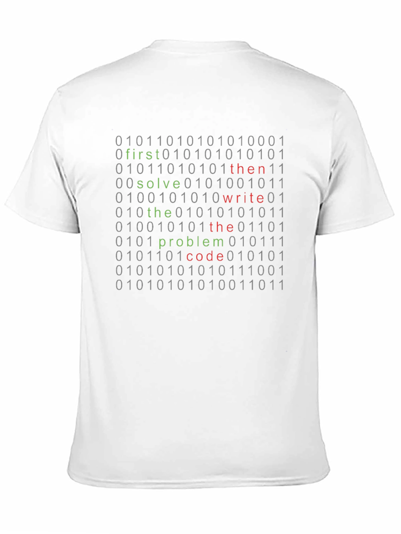 Coder Binary Code T-Shirt