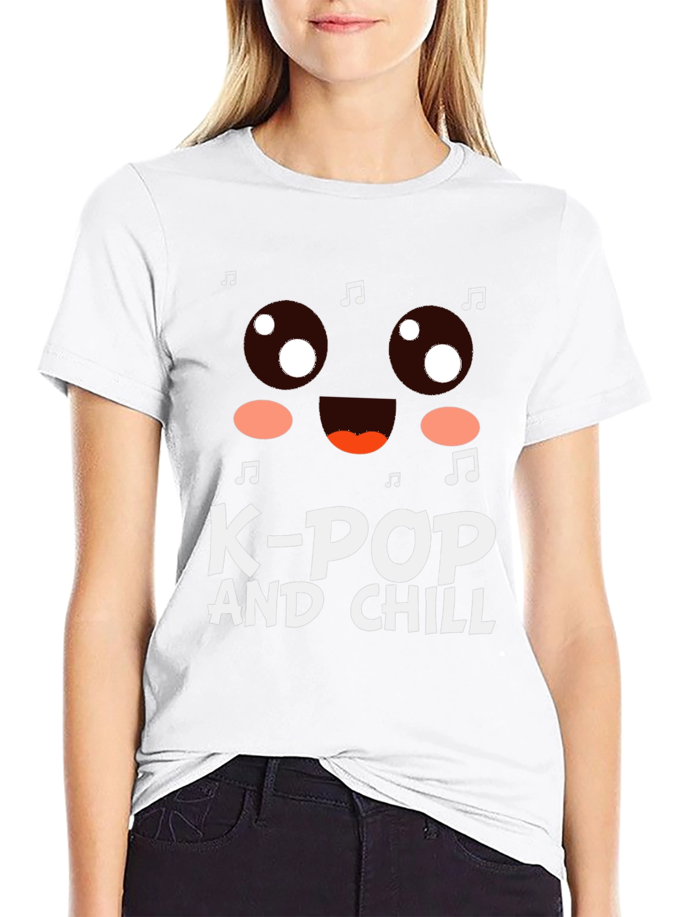 K-Pop and Chill Graphic T-Shirt