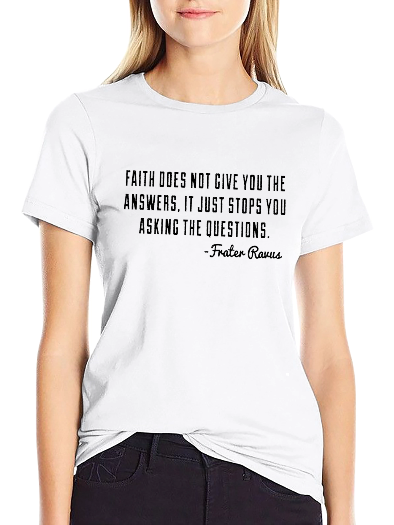 Faith Quote Tee - Mens Graphic T-Shirt