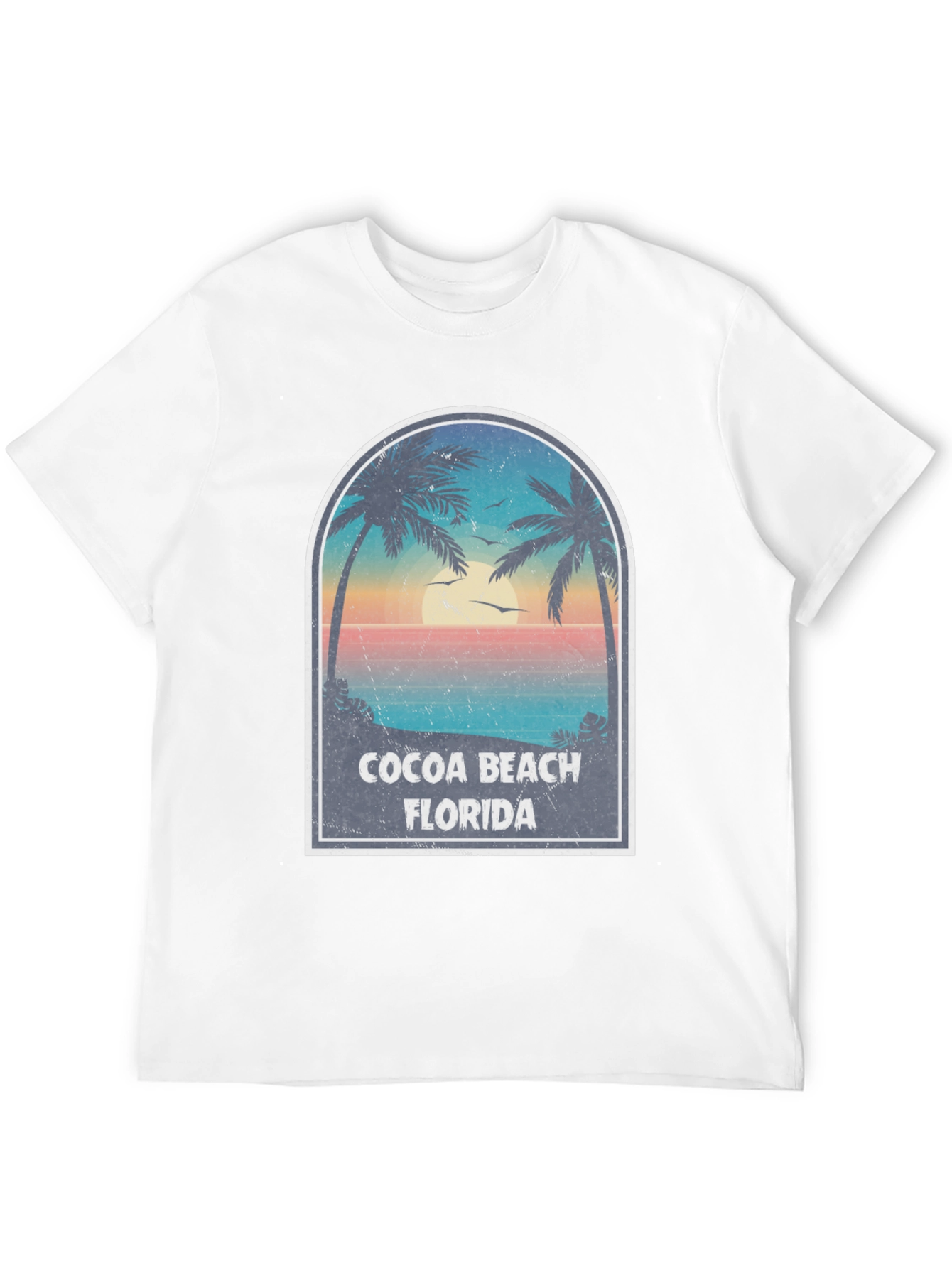 Cocoa Beach Florida Palm Tree T-Shirt