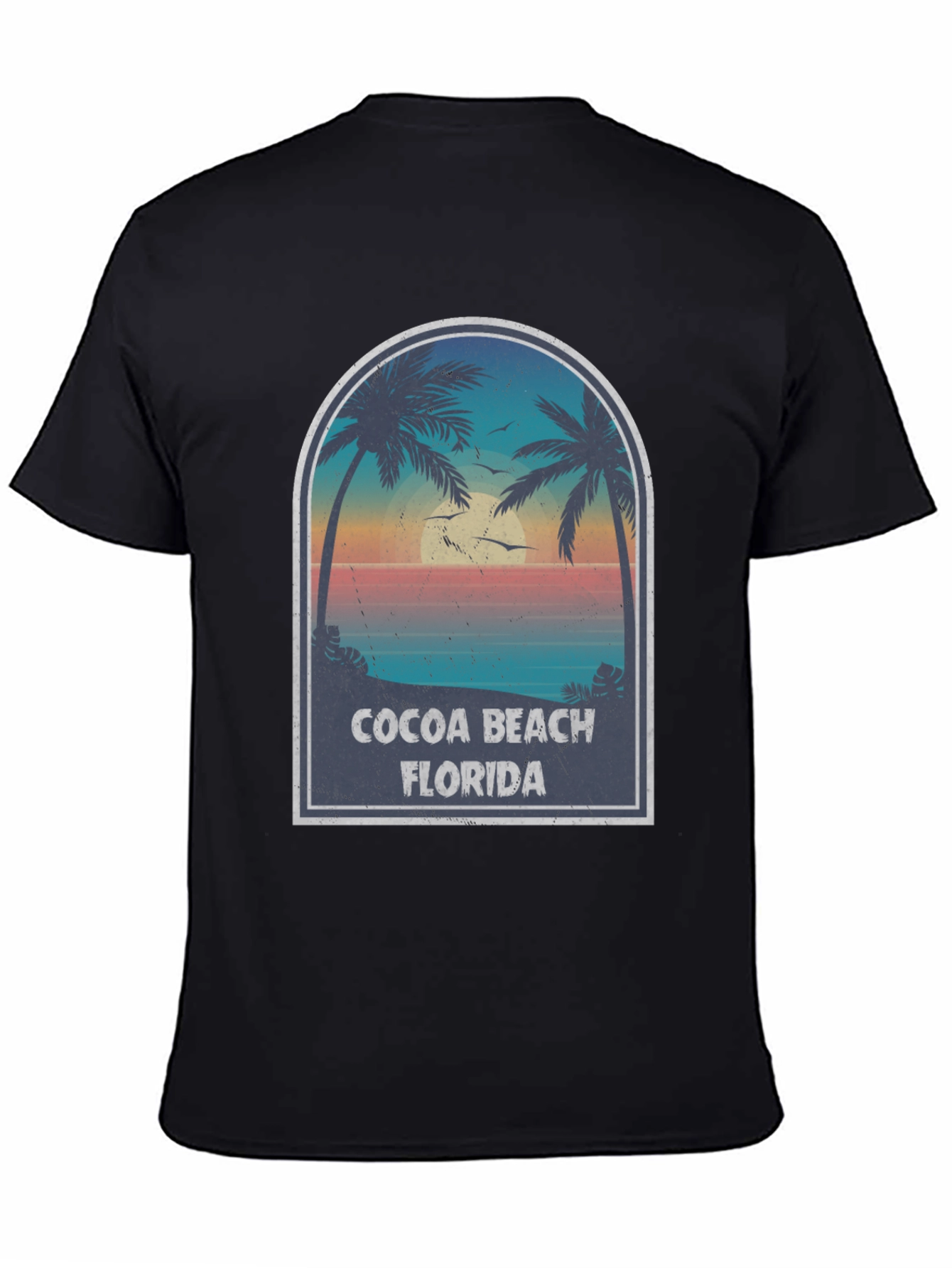 Cocoa Beach Florida Palm Tree T-Shirt