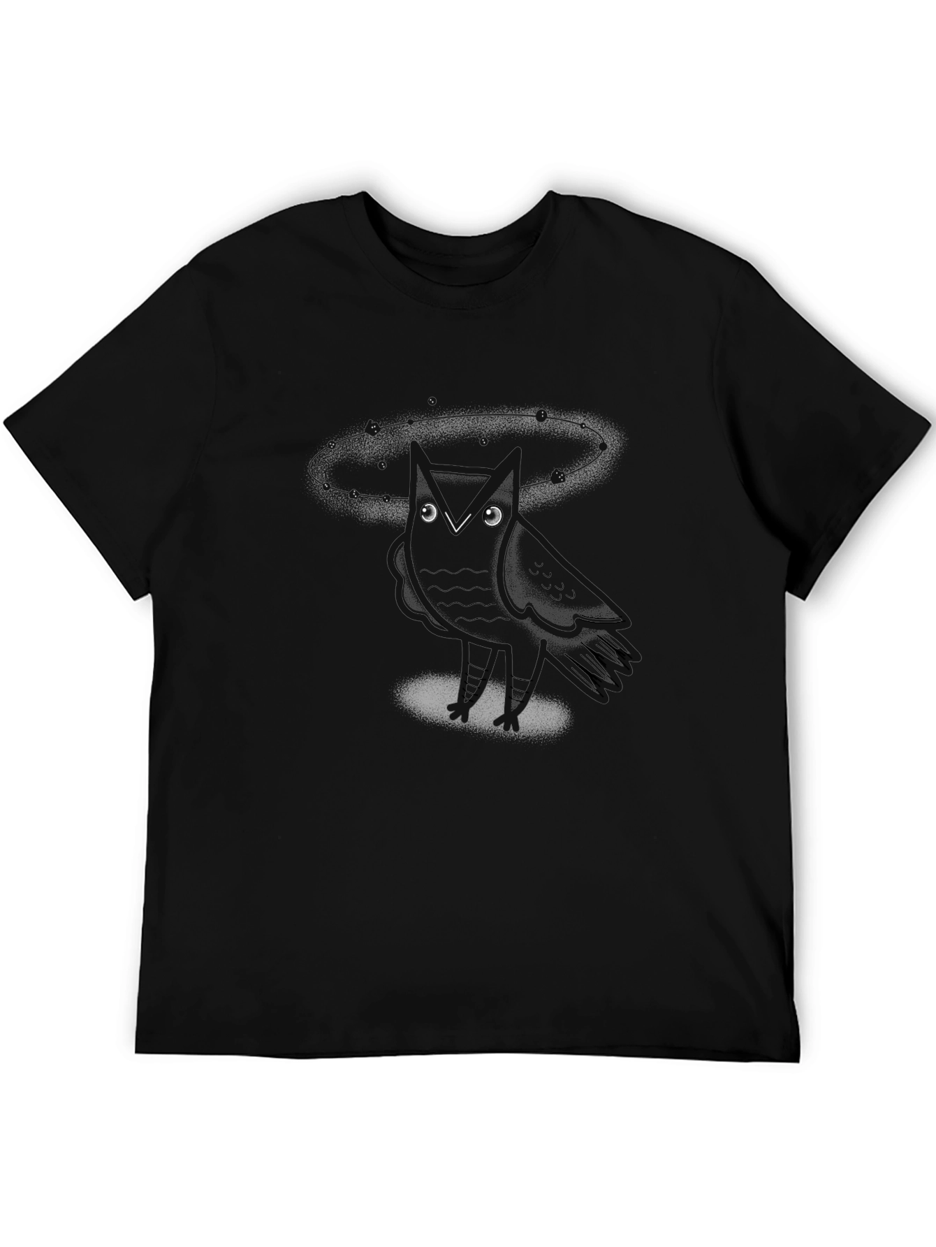 Mystic Owl Graphic Tee - Mens Black T-Shirt