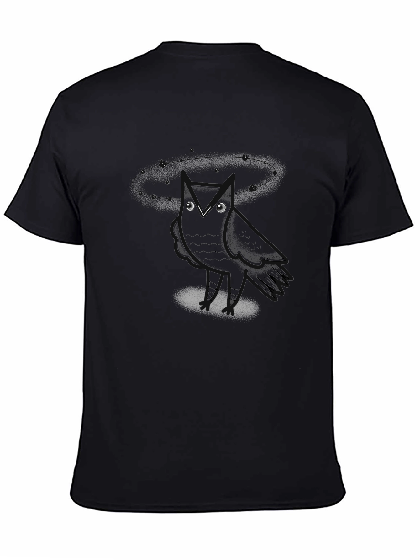 Mystic Owl Graphic Tee - Mens Black T-Shirt