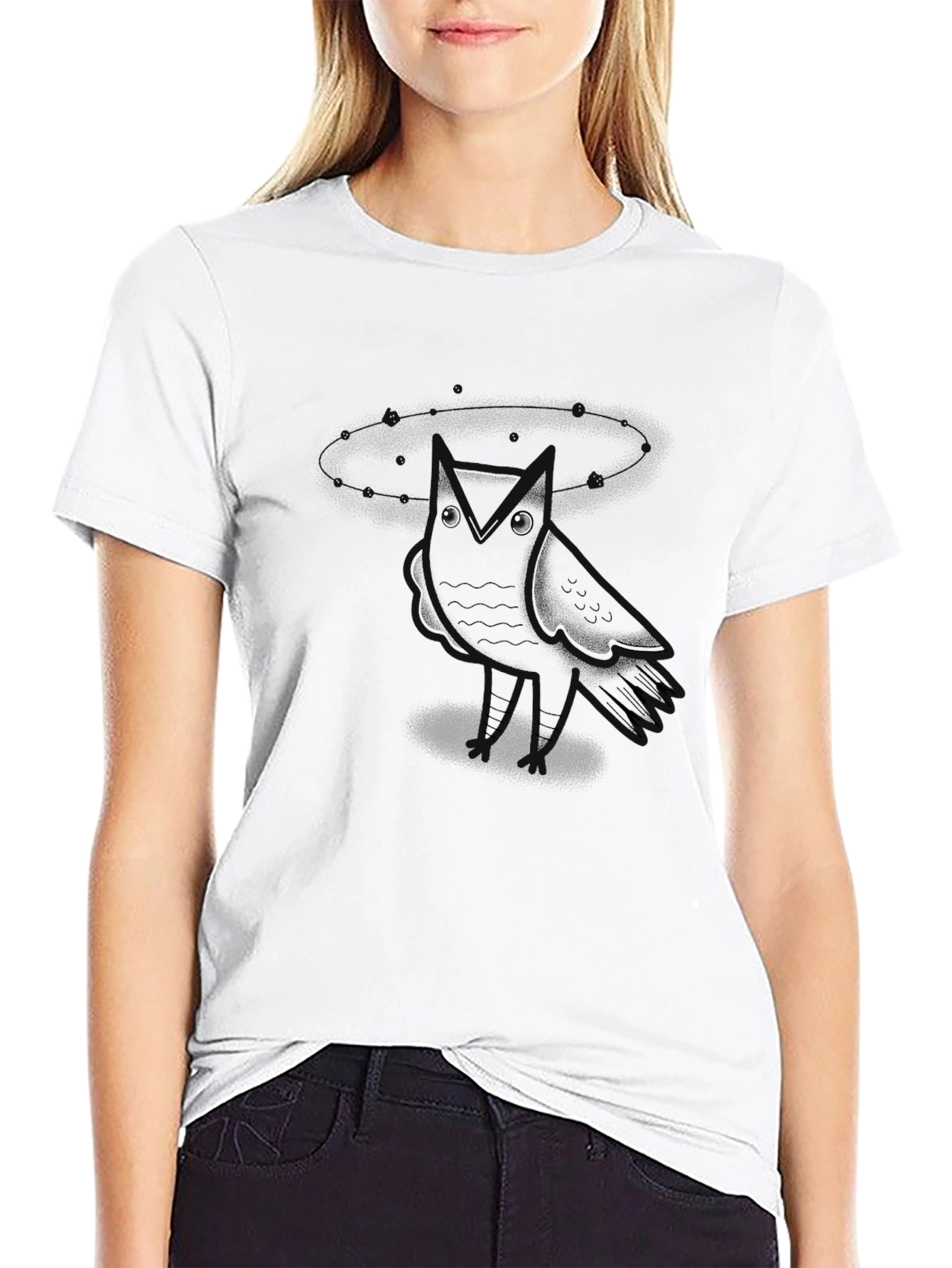 Mystic Owl Graphic Tee - Mens Black T-Shirt