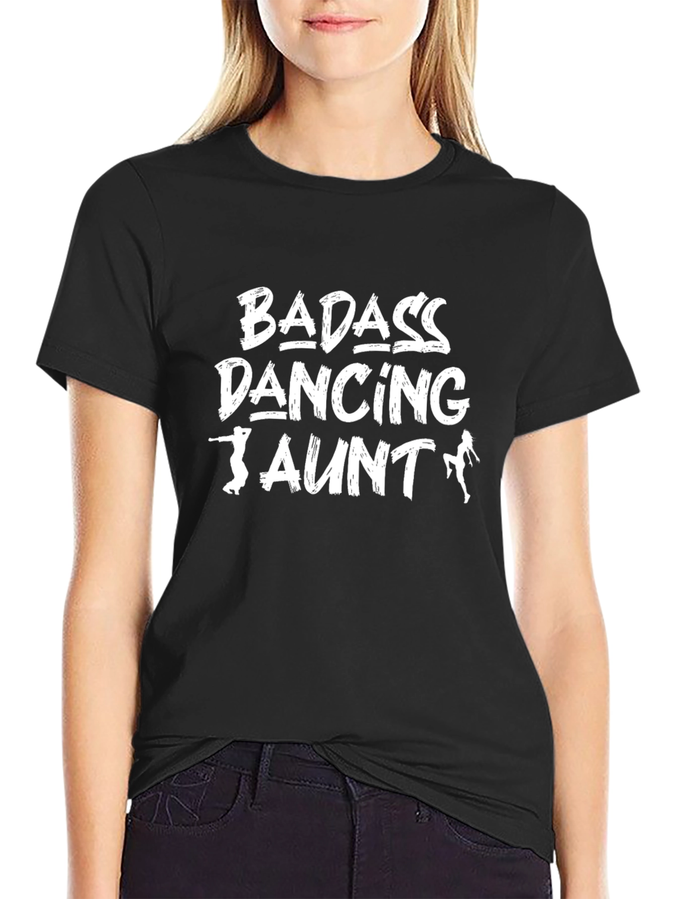 Badass Dancing Aunt T-Shirt - Fun Gift