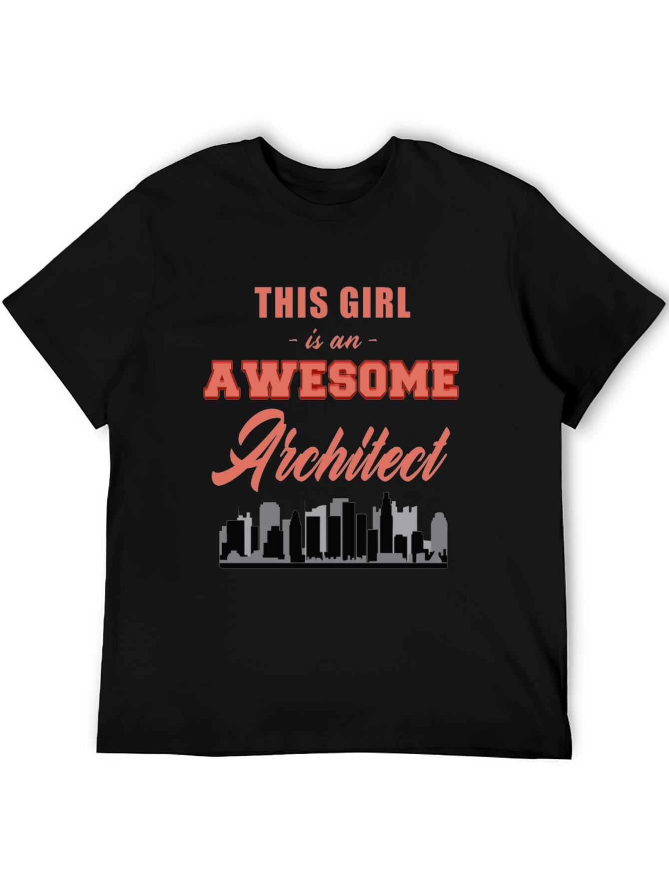 Awesome Architect Graphic Tee - Black Cotton T-Shirt