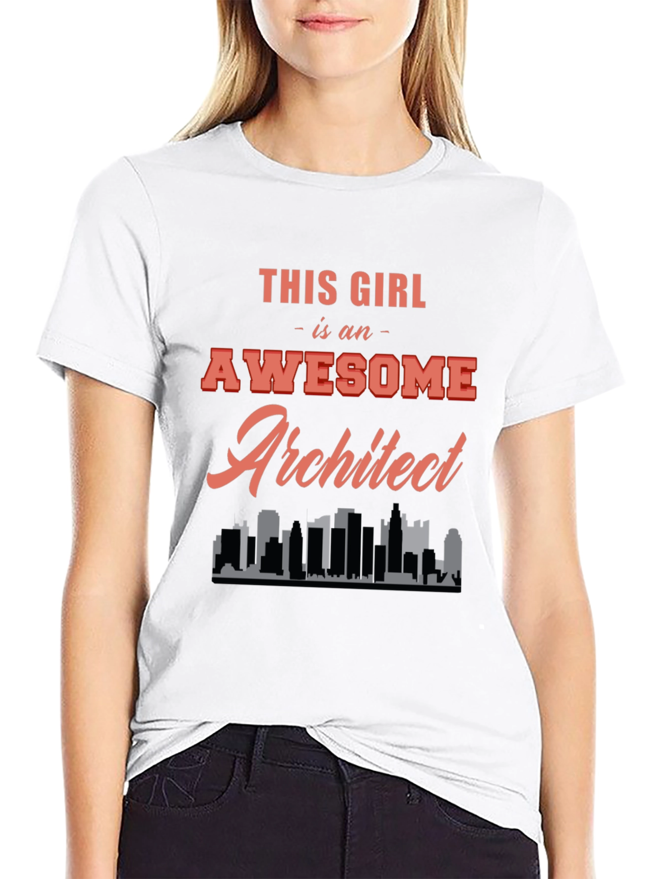 Awesome Architect Graphic Tee - Black Cotton T-Shirt