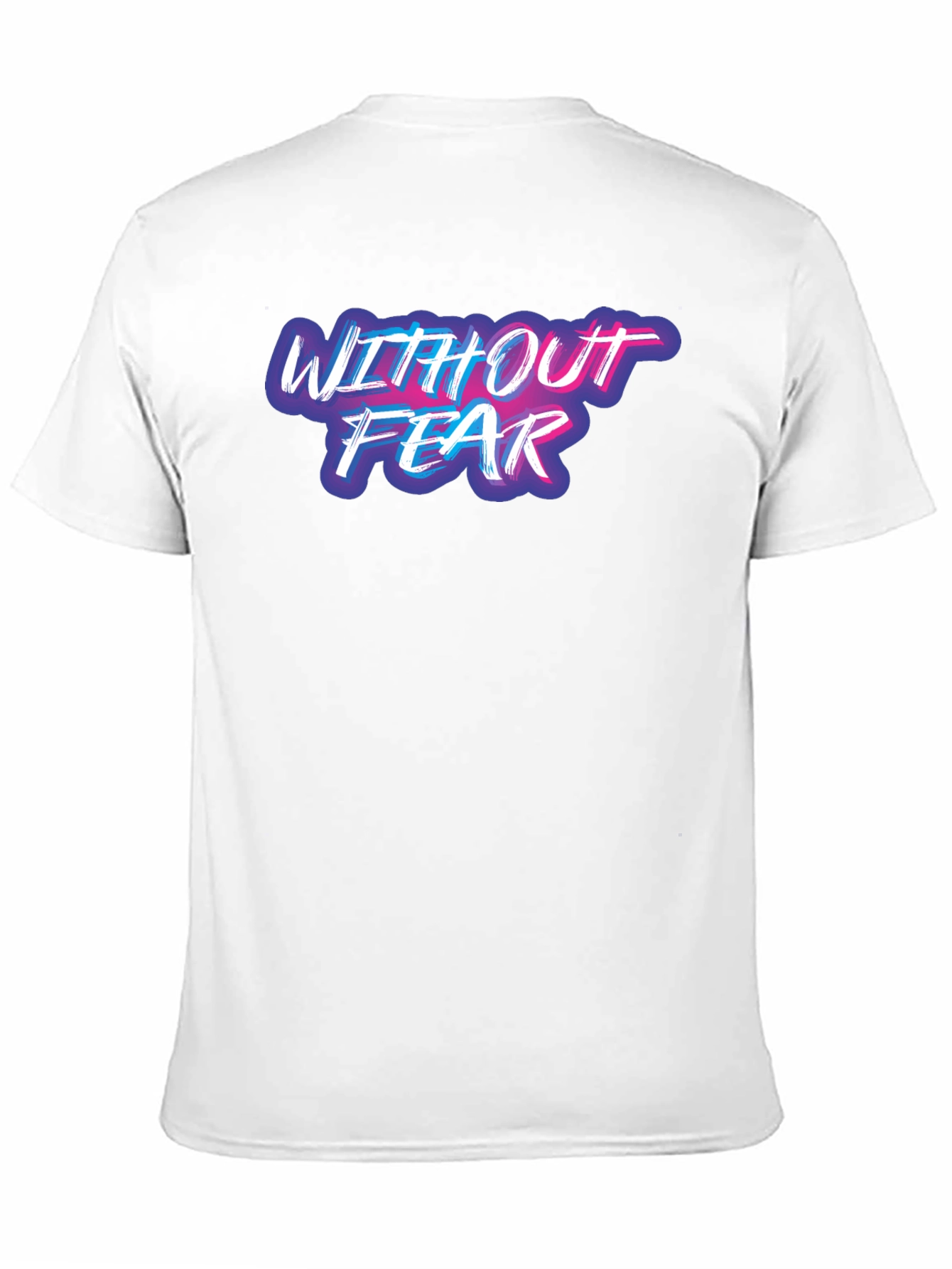 Without Fear Graphic Tee - Black Casual T-Shirt