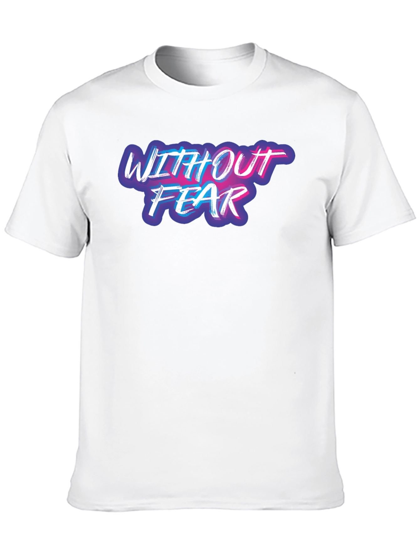 Without Fear Graphic Tee - Black Casual T-Shirt