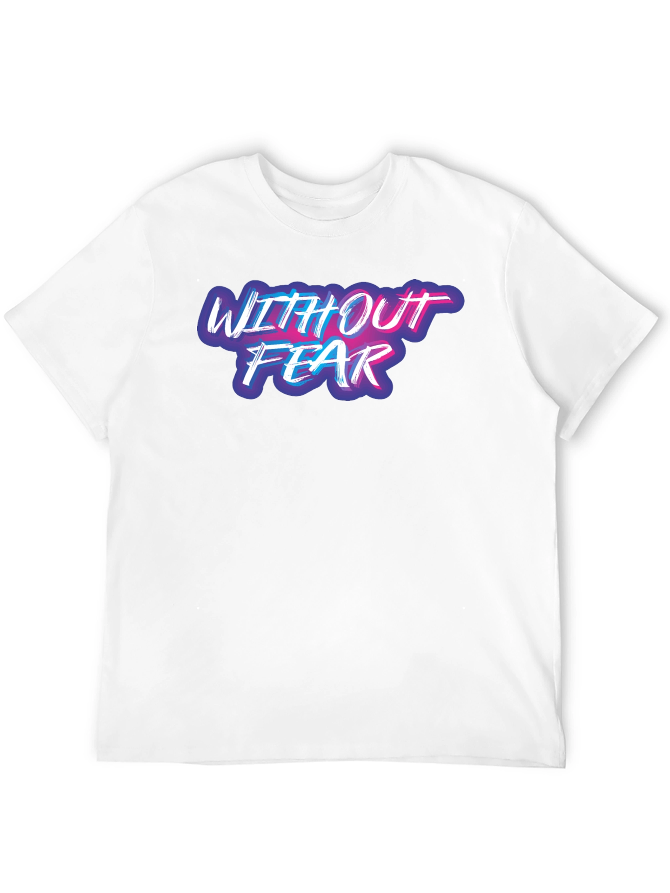 Without Fear Graphic Tee - Black Casual T-Shirt