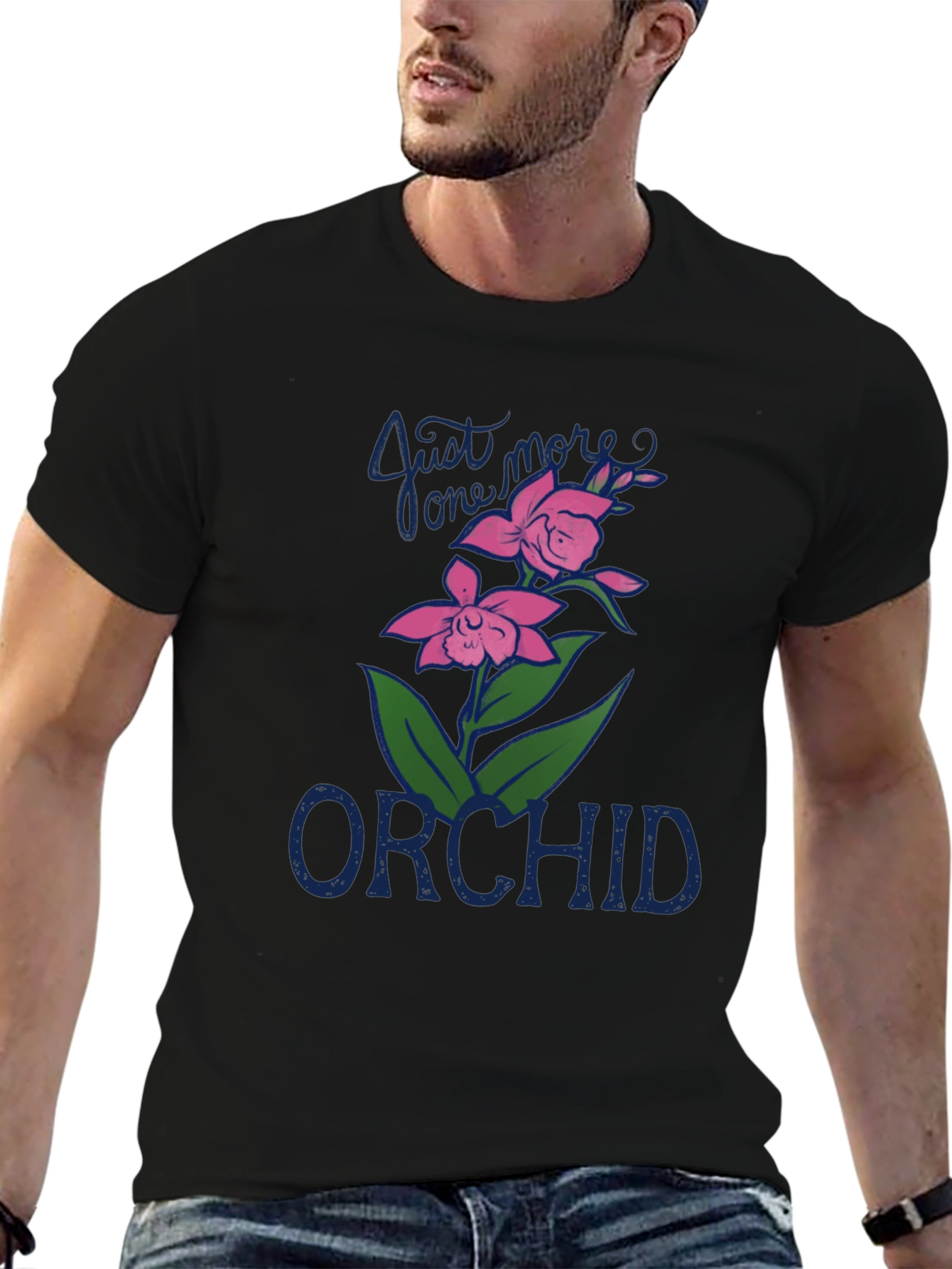 Just One More Orchid Graphic Tee