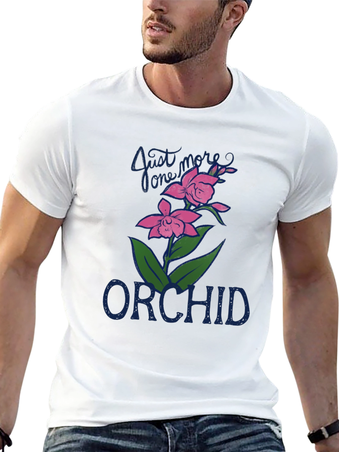 Just One More Orchid Graphic Tee