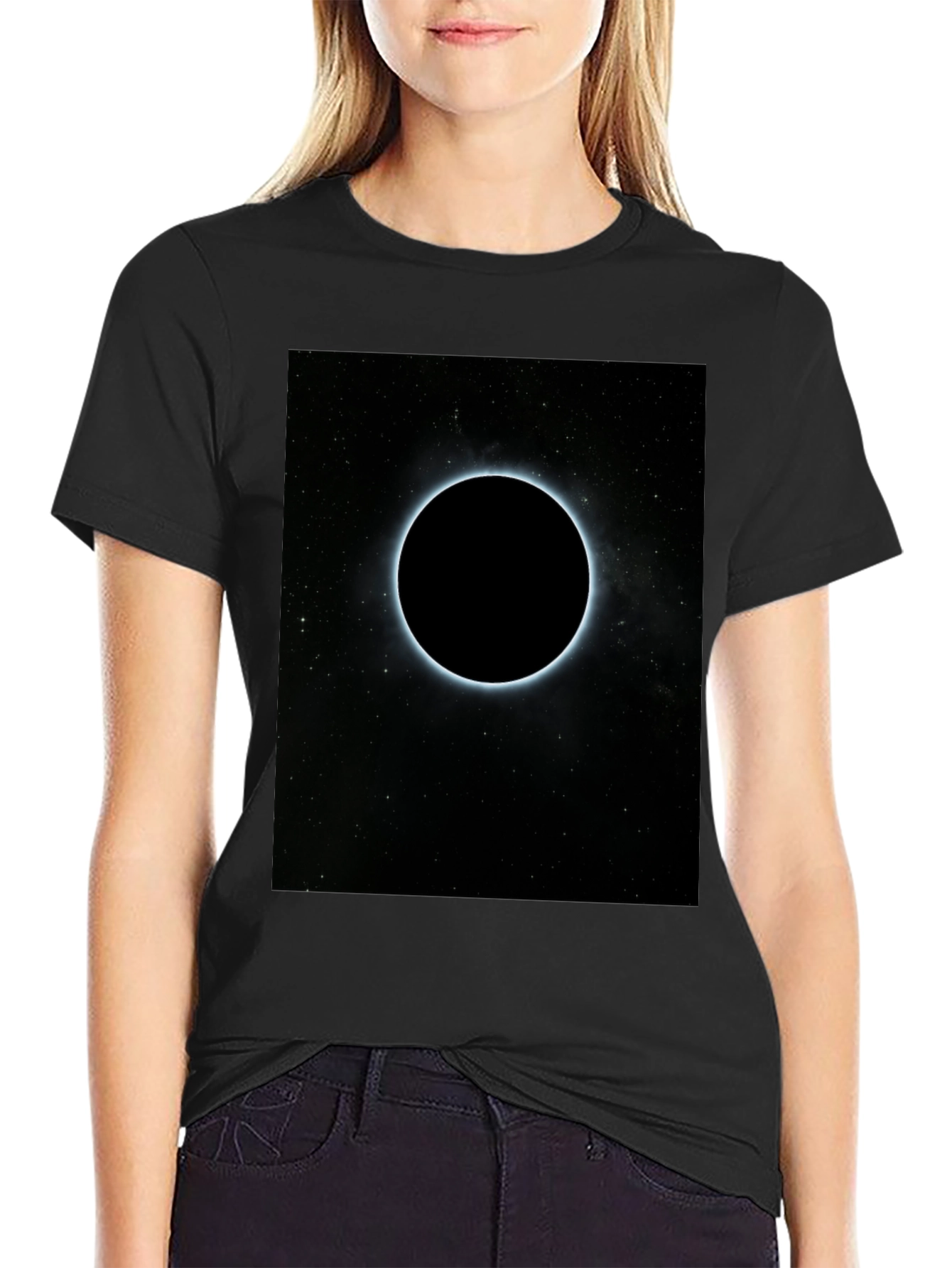 Total Solar Eclipse Graphic Black T-Shirt