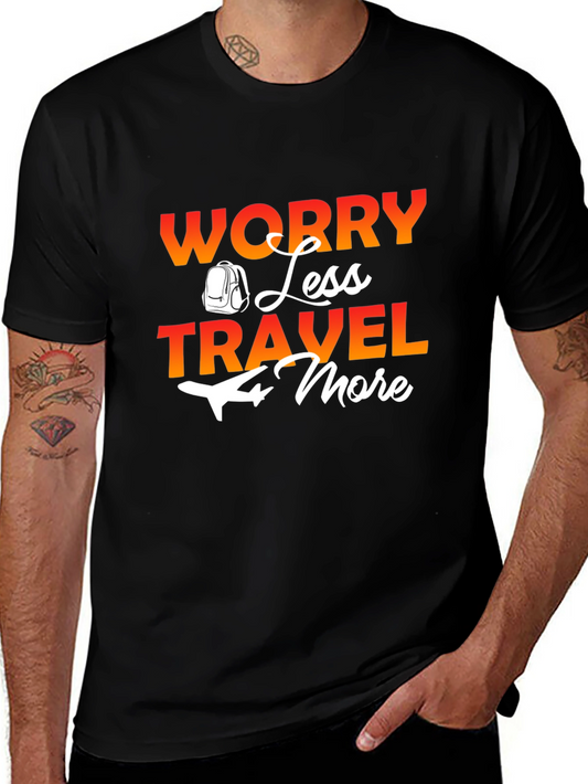 Worry Less Travel More Graphic Tee