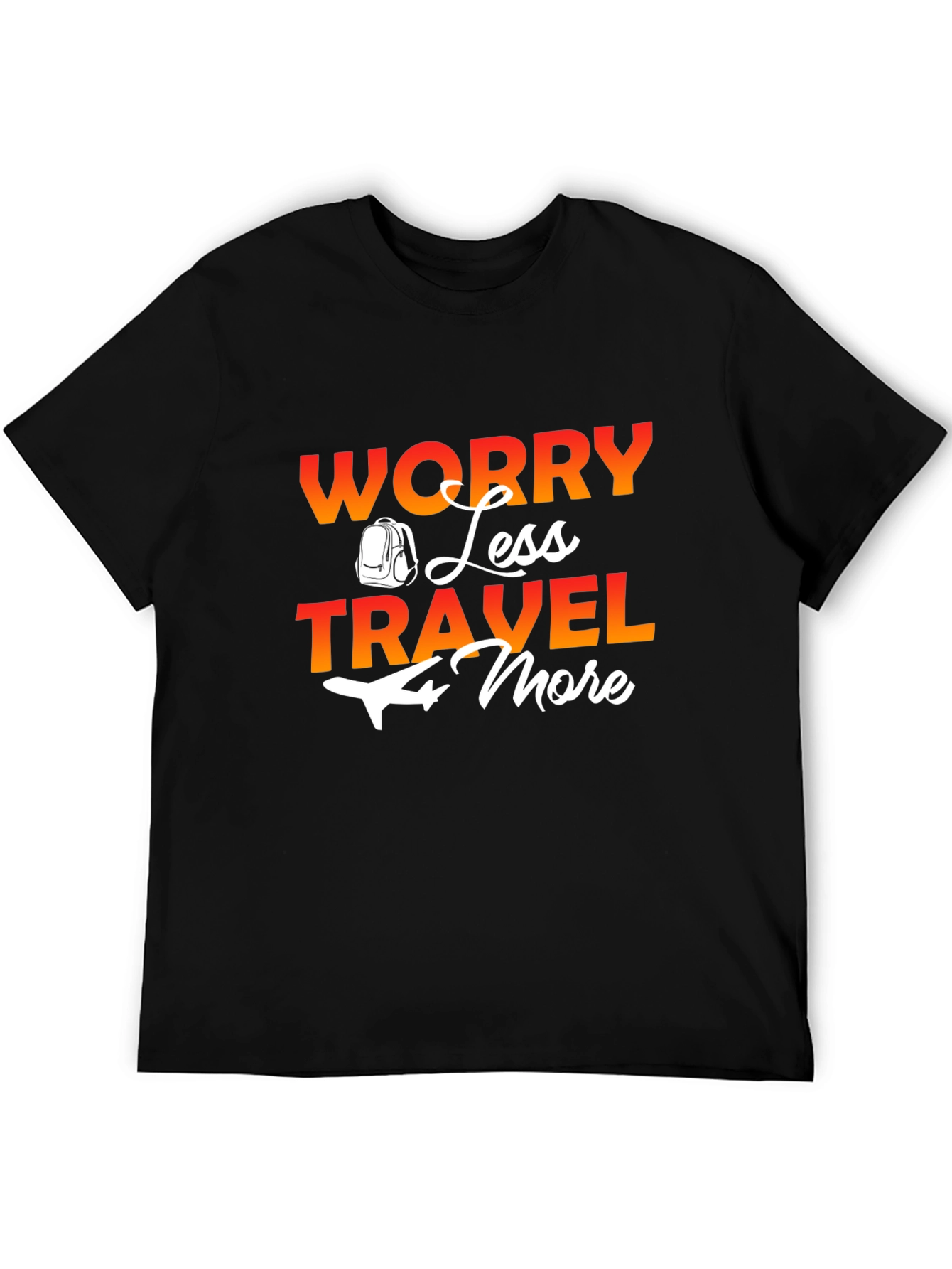 Worry Less Travel More Graphic Tee