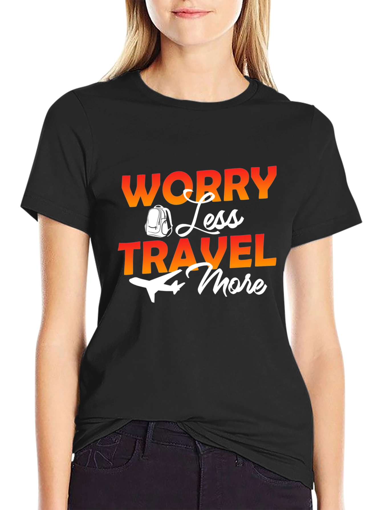 Worry Less Travel More Graphic Tee