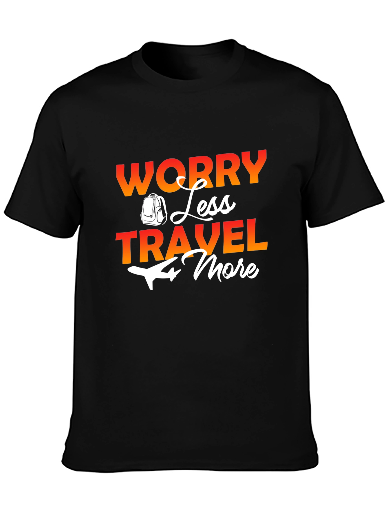Worry Less Travel More Graphic Tee