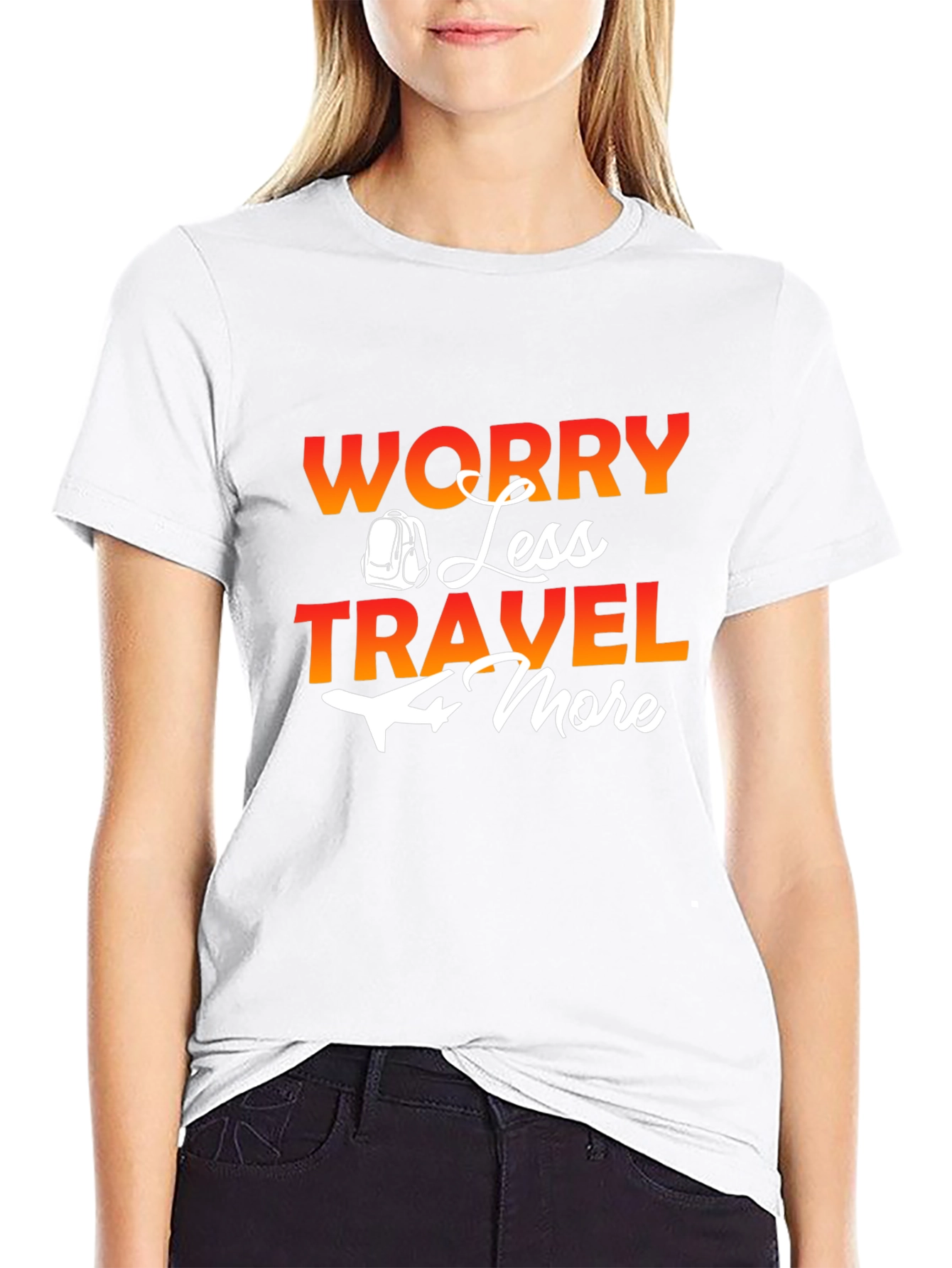Worry Less Travel More Graphic Tee