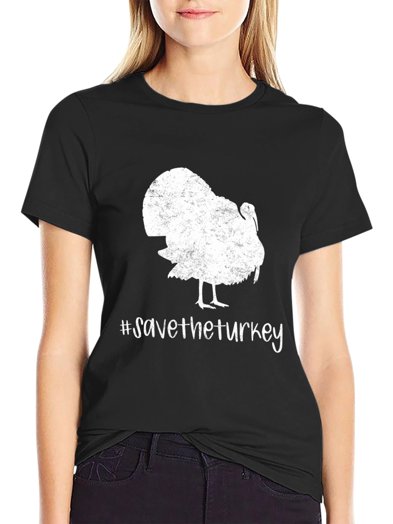 Save The Turkey Graphic T-Shirt