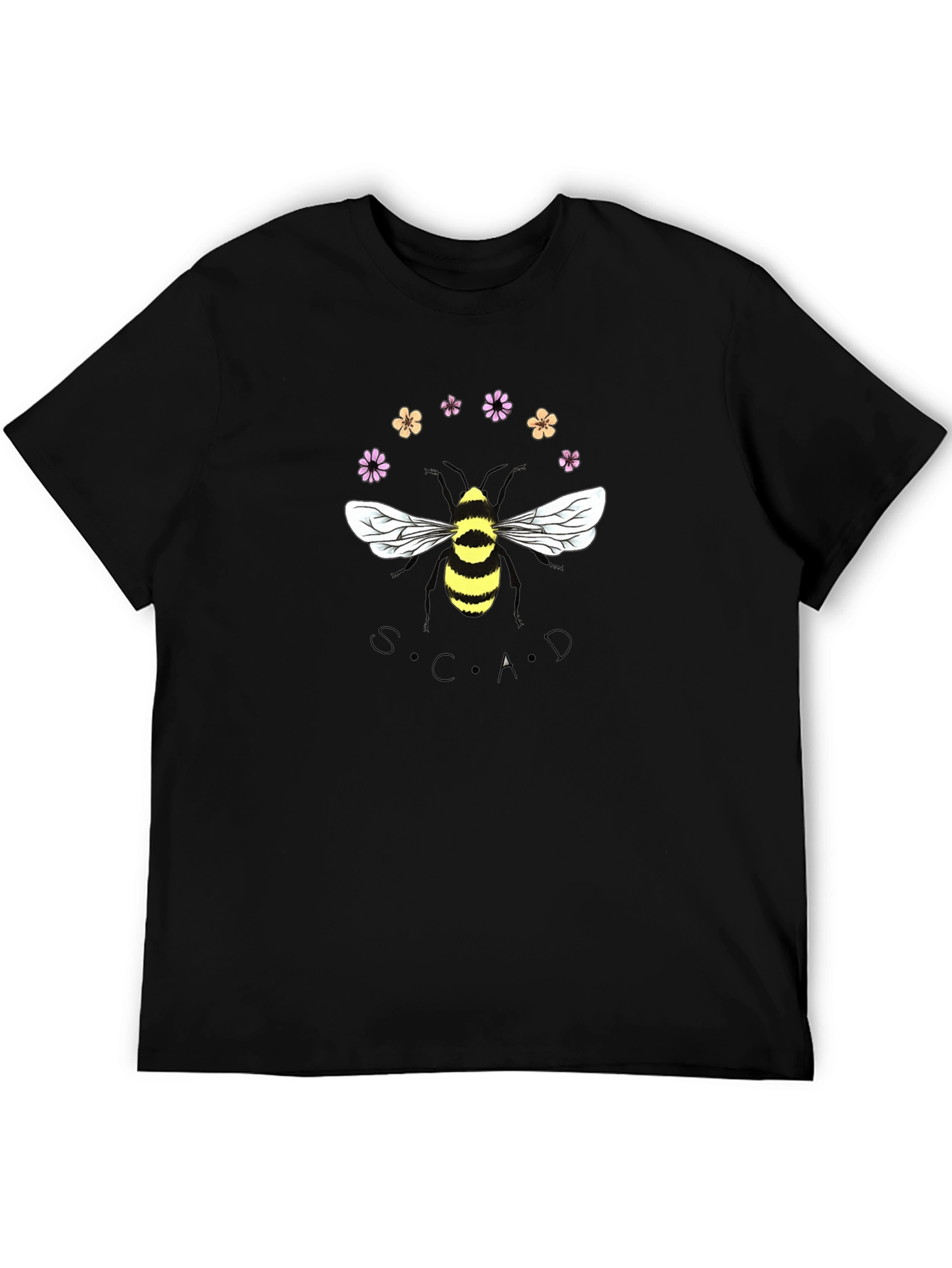 SCAD Bee Graphic Black T-Shirt