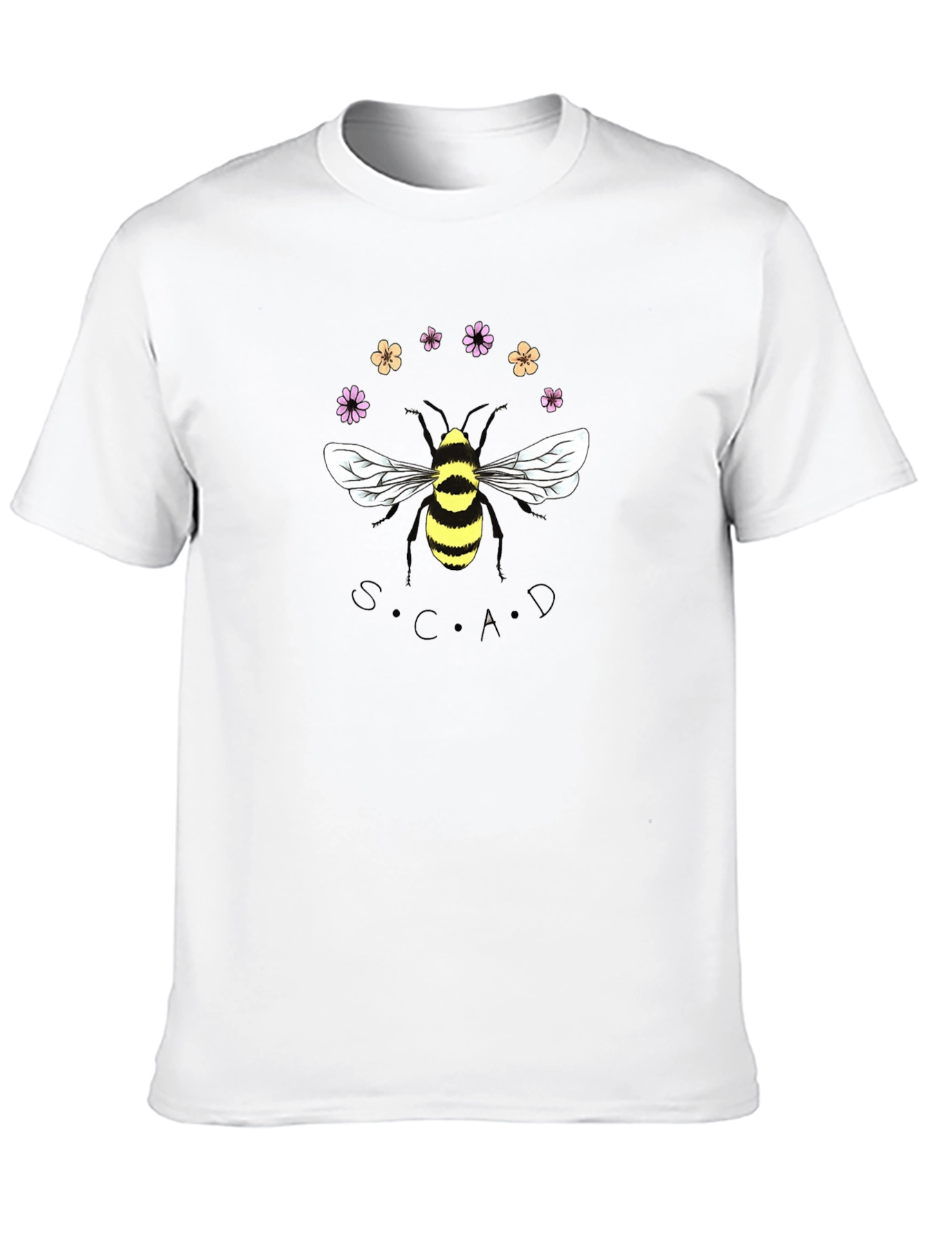 SCAD Bee Graphic Black T-Shirt