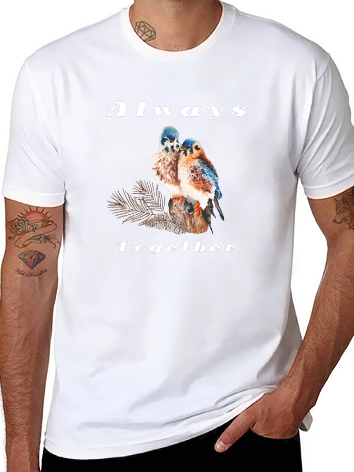Always Together Bird Graphic Tee
