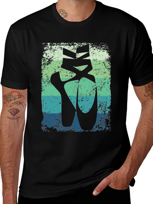 Ballet Shoe Graphic Tee - Soft Cotton Comfort