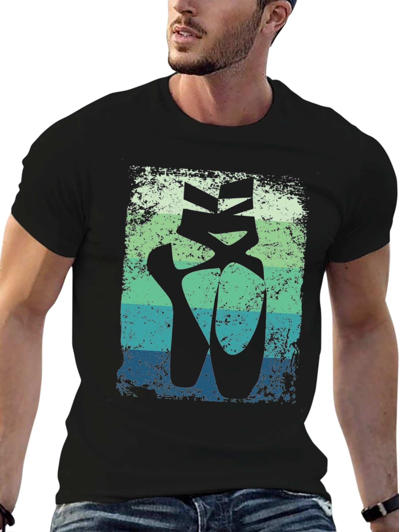 Ballet Shoe Graphic Tee - Soft Cotton Comfort