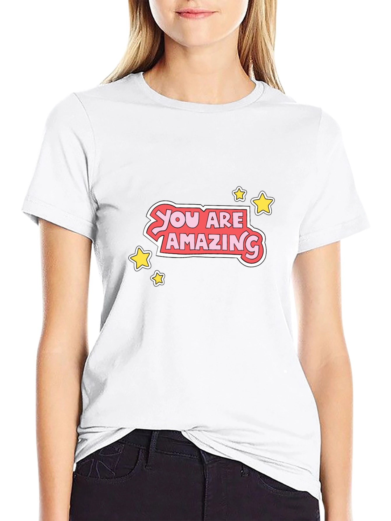 You are Amazing Graphic T-Shirt - Black