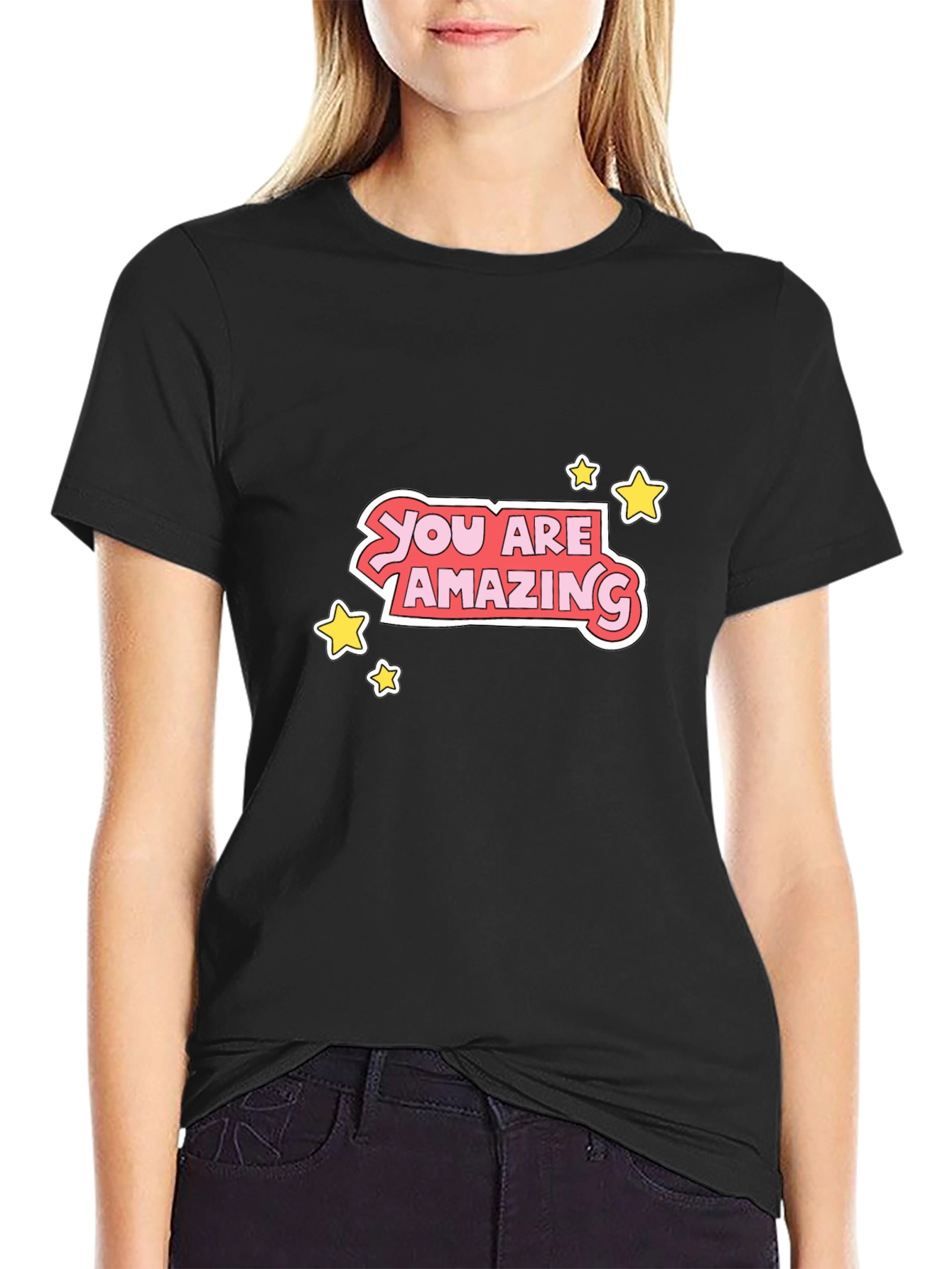 You are Amazing Graphic T-Shirt - Black