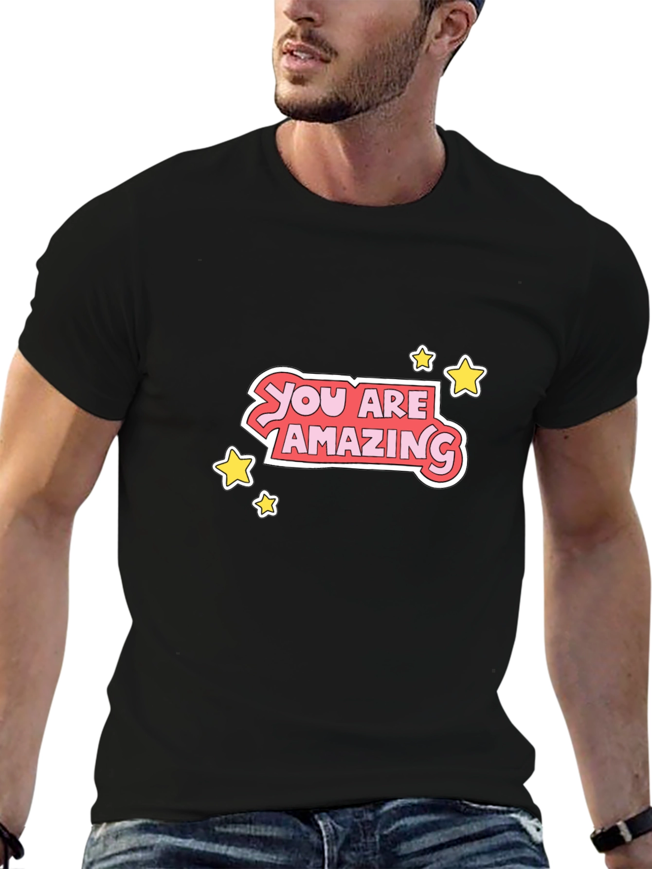 You are Amazing Graphic T-Shirt - Black