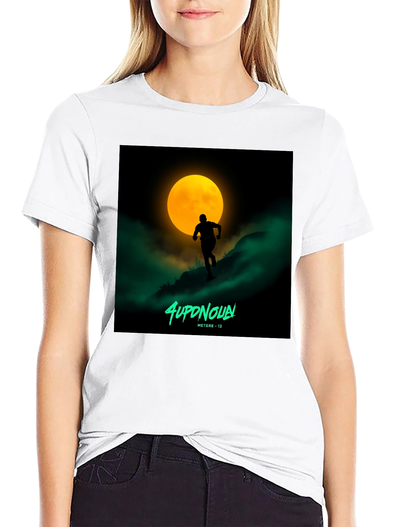 Moon Runner Graphic Tee - Night Run T-Shirt