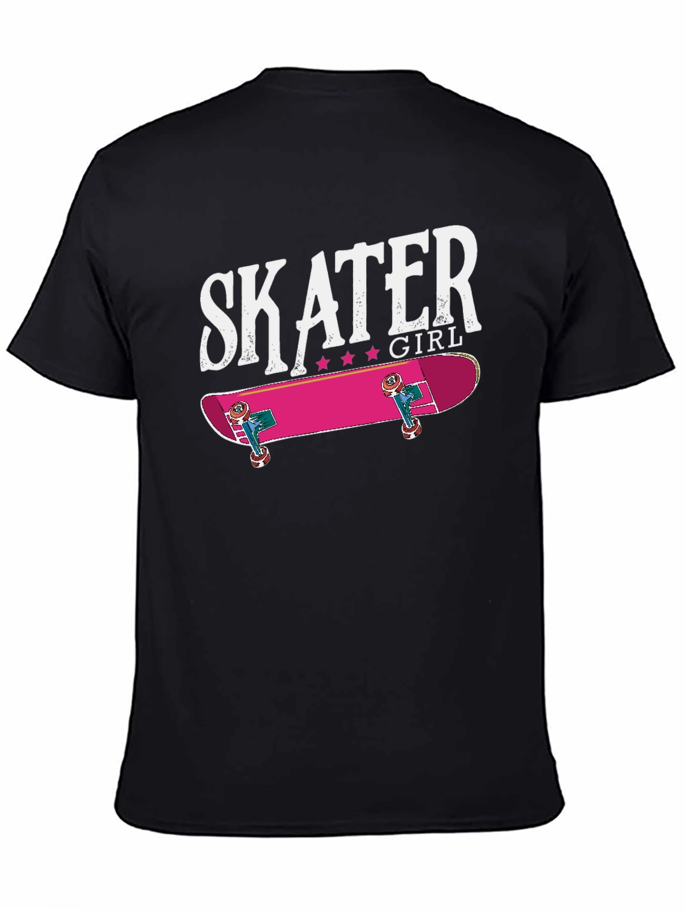 Skater Girl Graphic Tee - Cool Skateboard T-Shirt