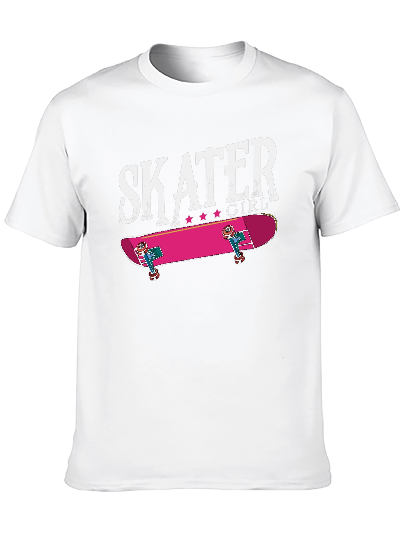 Skater Girl Graphic Tee - Cool Skateboard T-Shirt