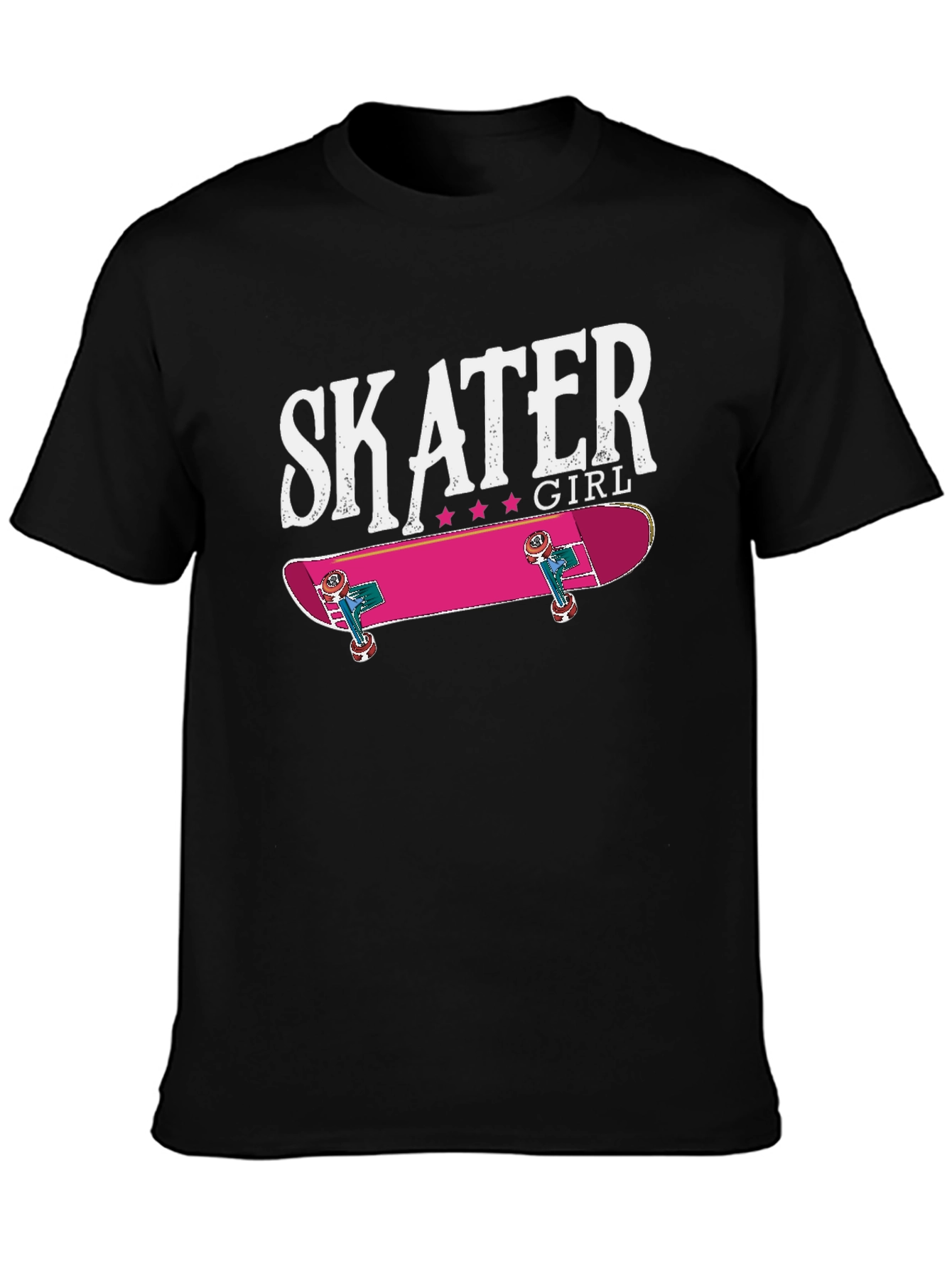 Skater Girl Graphic Tee - Cool Skateboard T-Shirt
