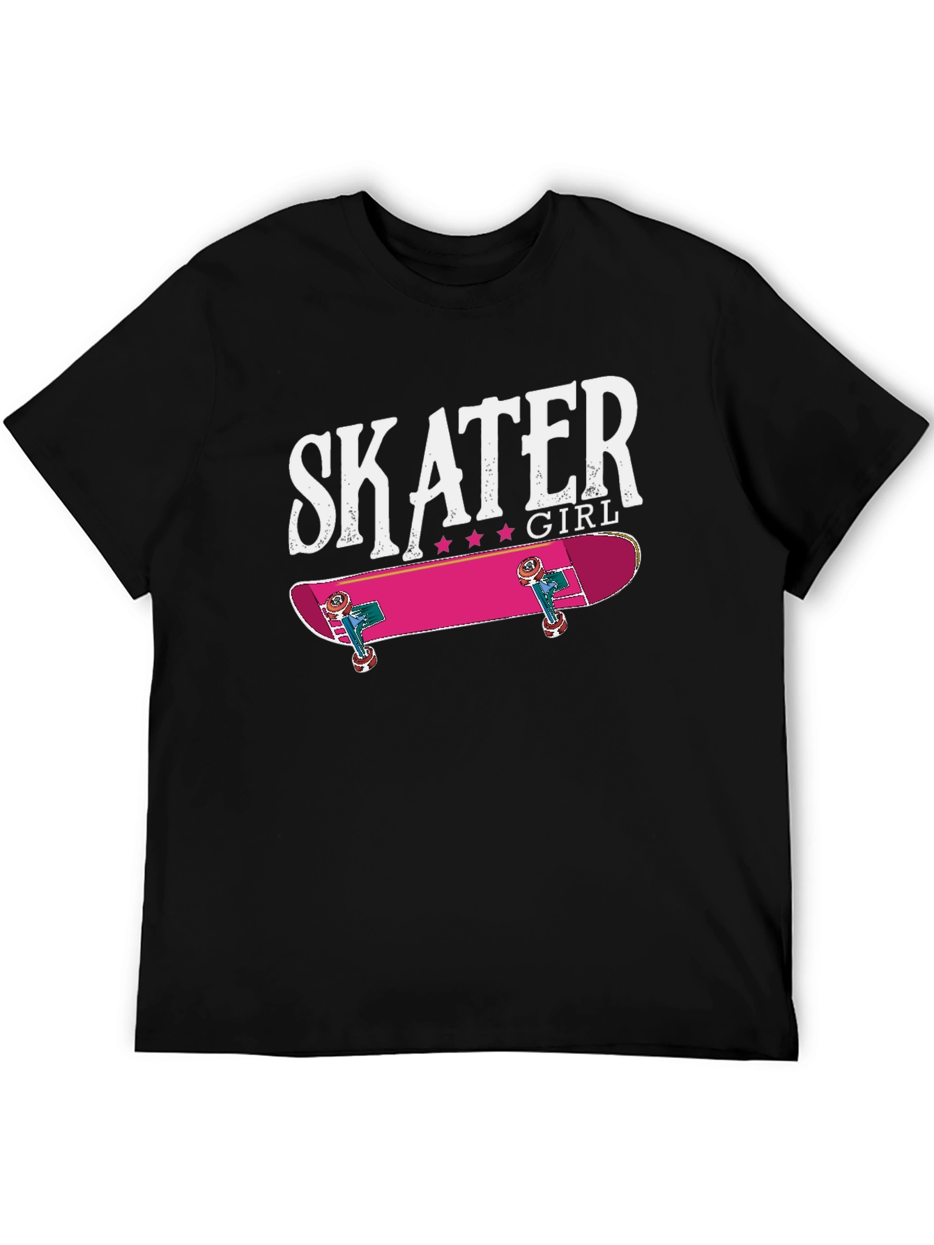 Skater Girl Graphic Tee - Cool Skateboard T-Shirt