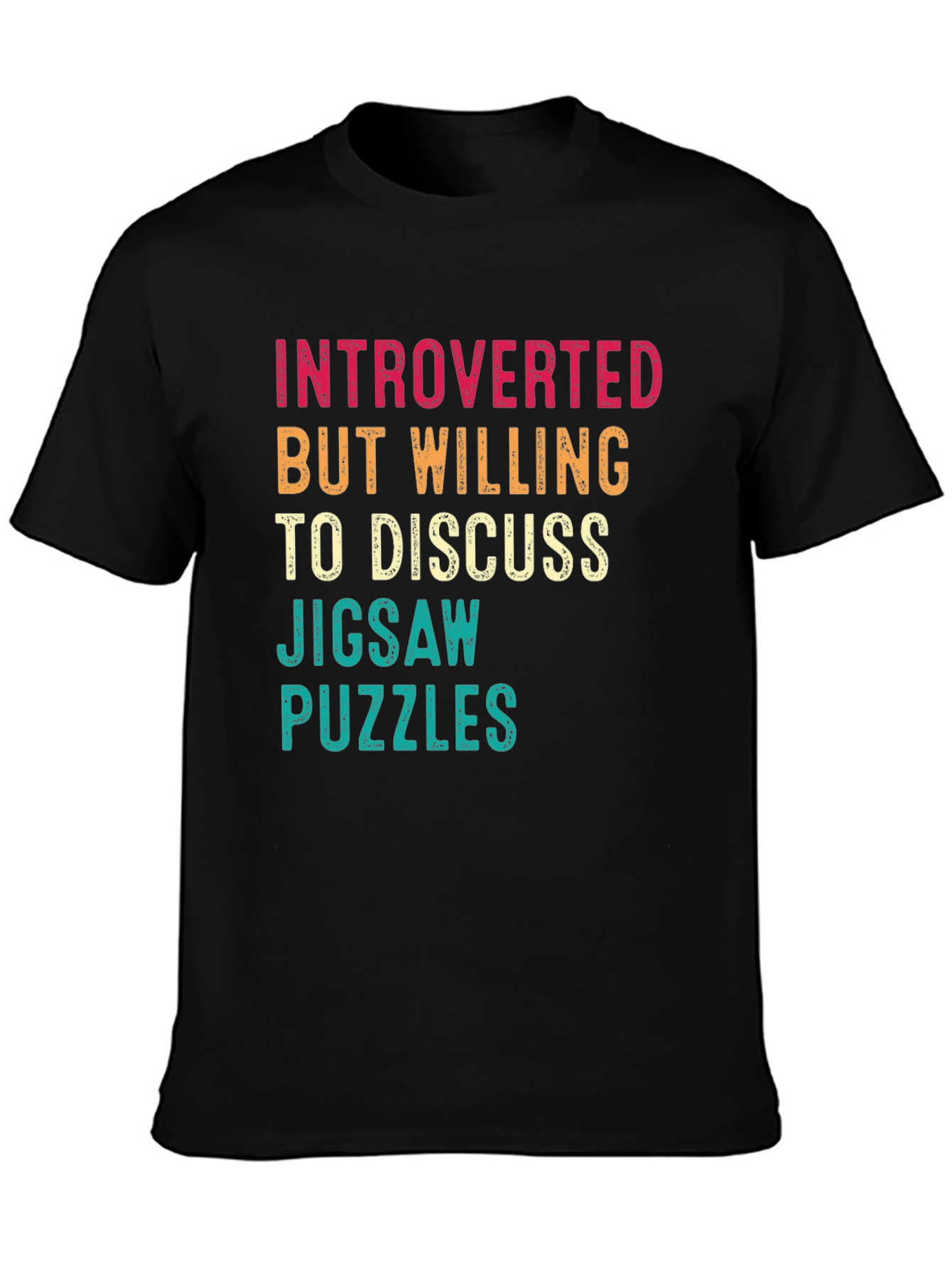 Introverted Jigsaw Puzzles Graphic Tee