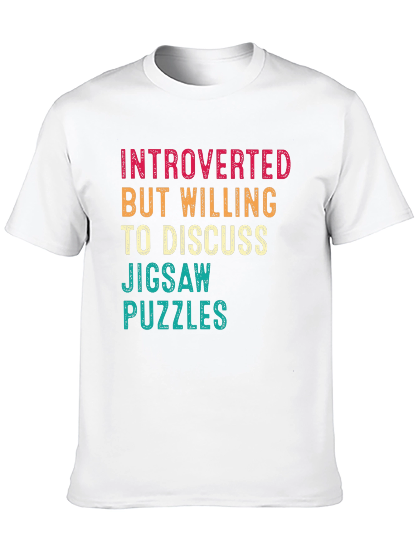 Introverted Jigsaw Puzzles Graphic Tee