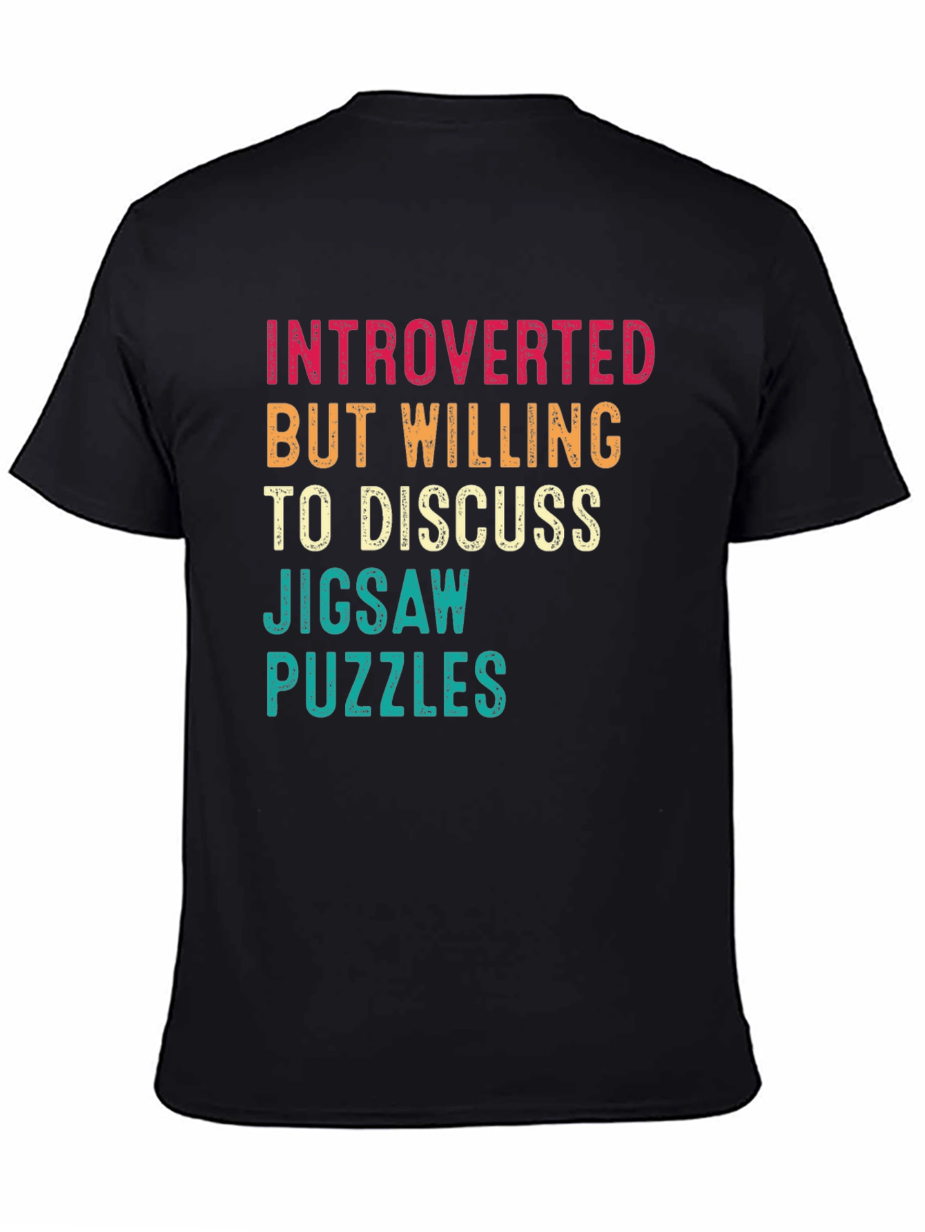 Introverted Jigsaw Puzzles Graphic Tee