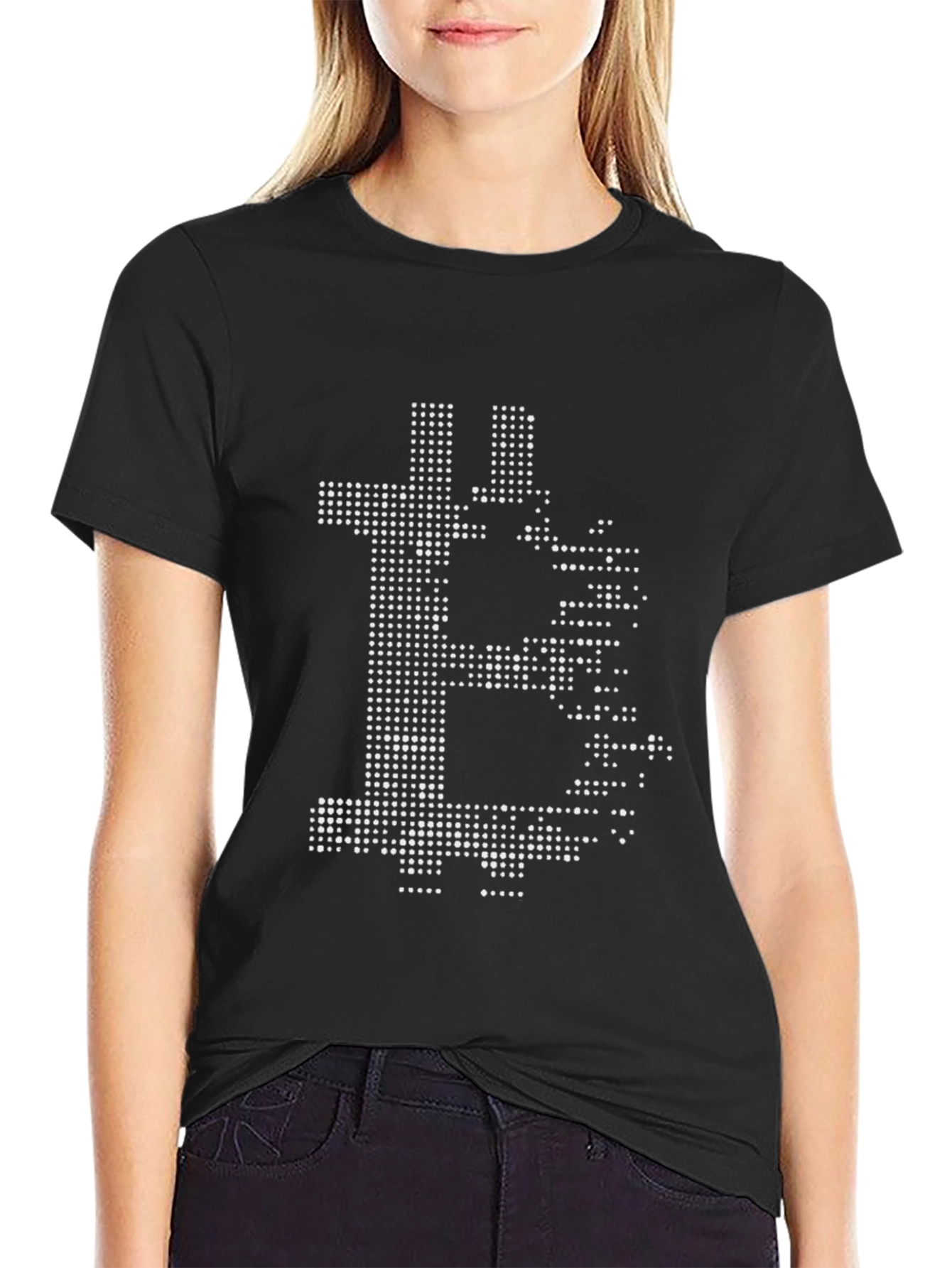 Bitcoin Pixel Art T-Shirt - Crypto Currency Tee