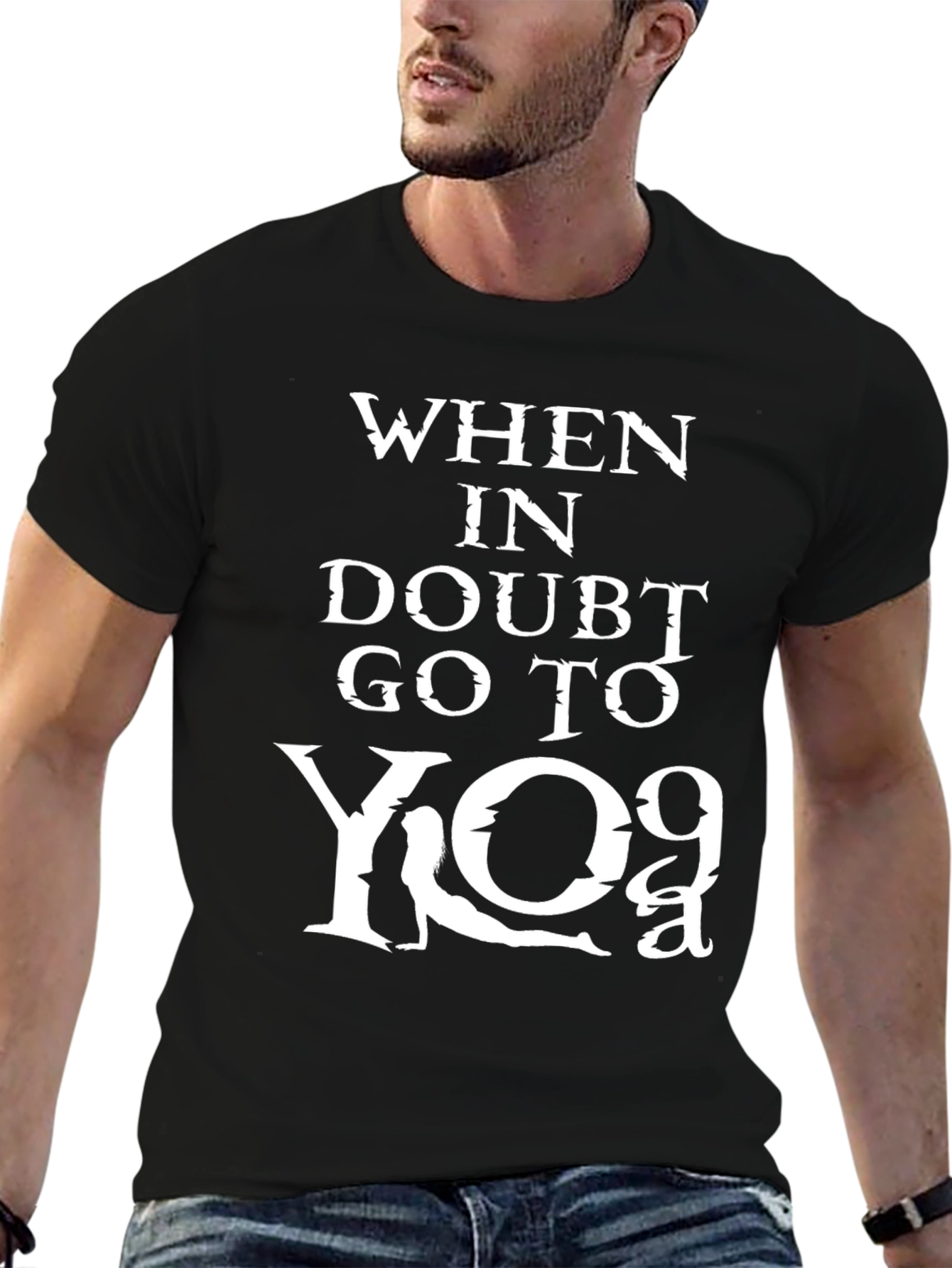 When in Doubt Go to Yoga Graphic Tee