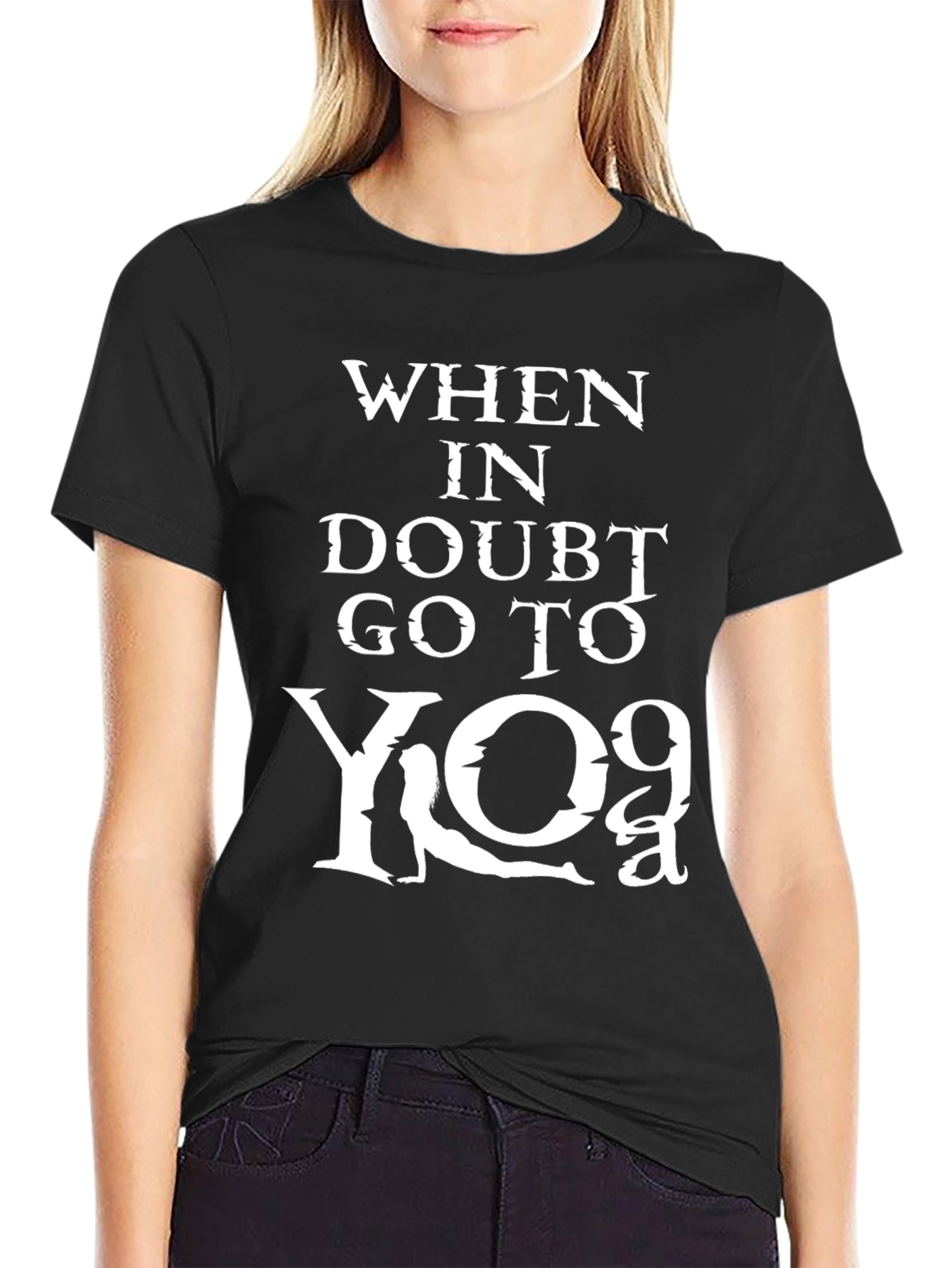 When in Doubt Go to Yoga Graphic Tee